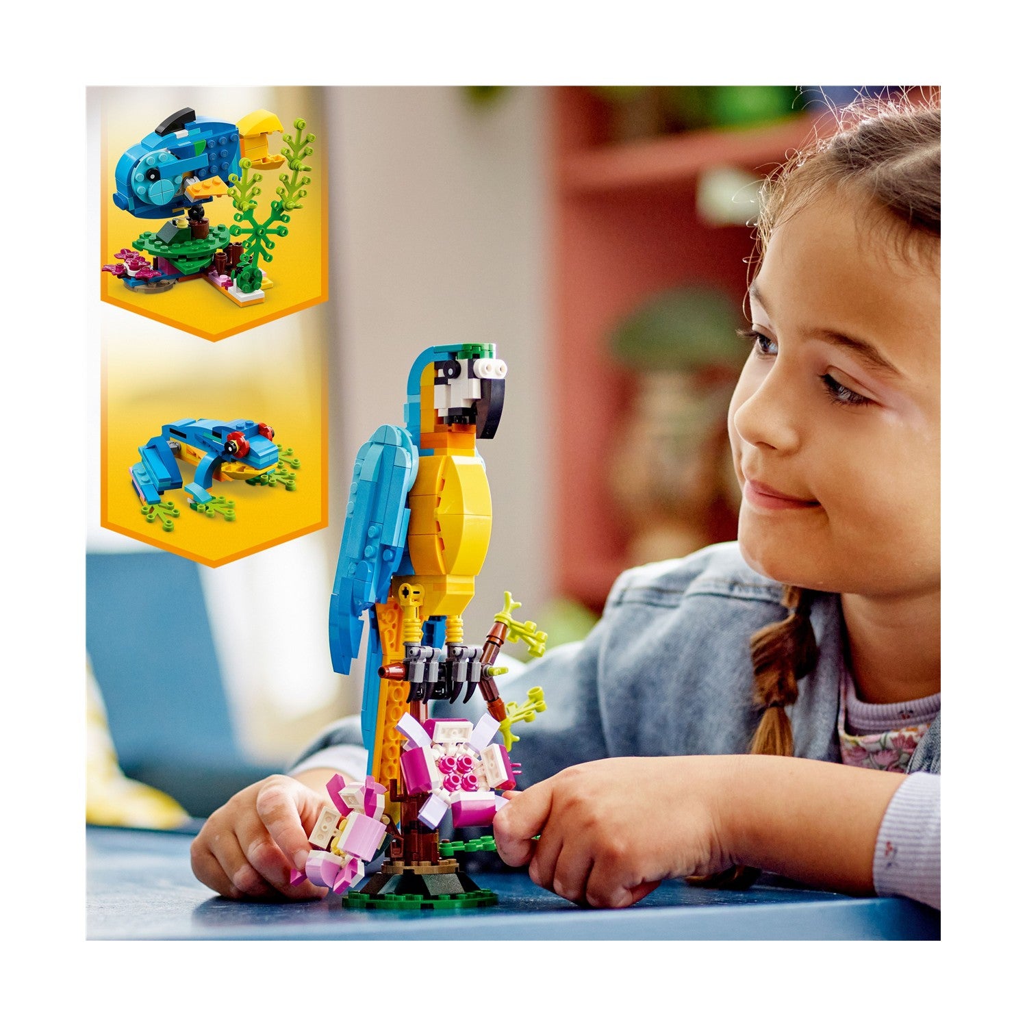 LEGO Creator: 3in1 Exotic Parrot (31136) - Sunday Habit