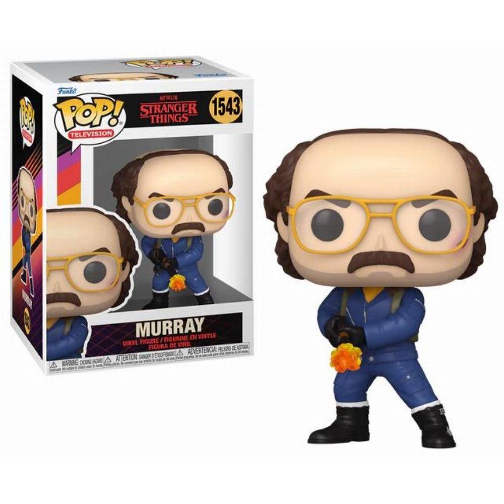 Funko Pop! Television: Stranger Things Season S3 - Murray Bauman #1543 Vinyl Figure - Sunday Habit