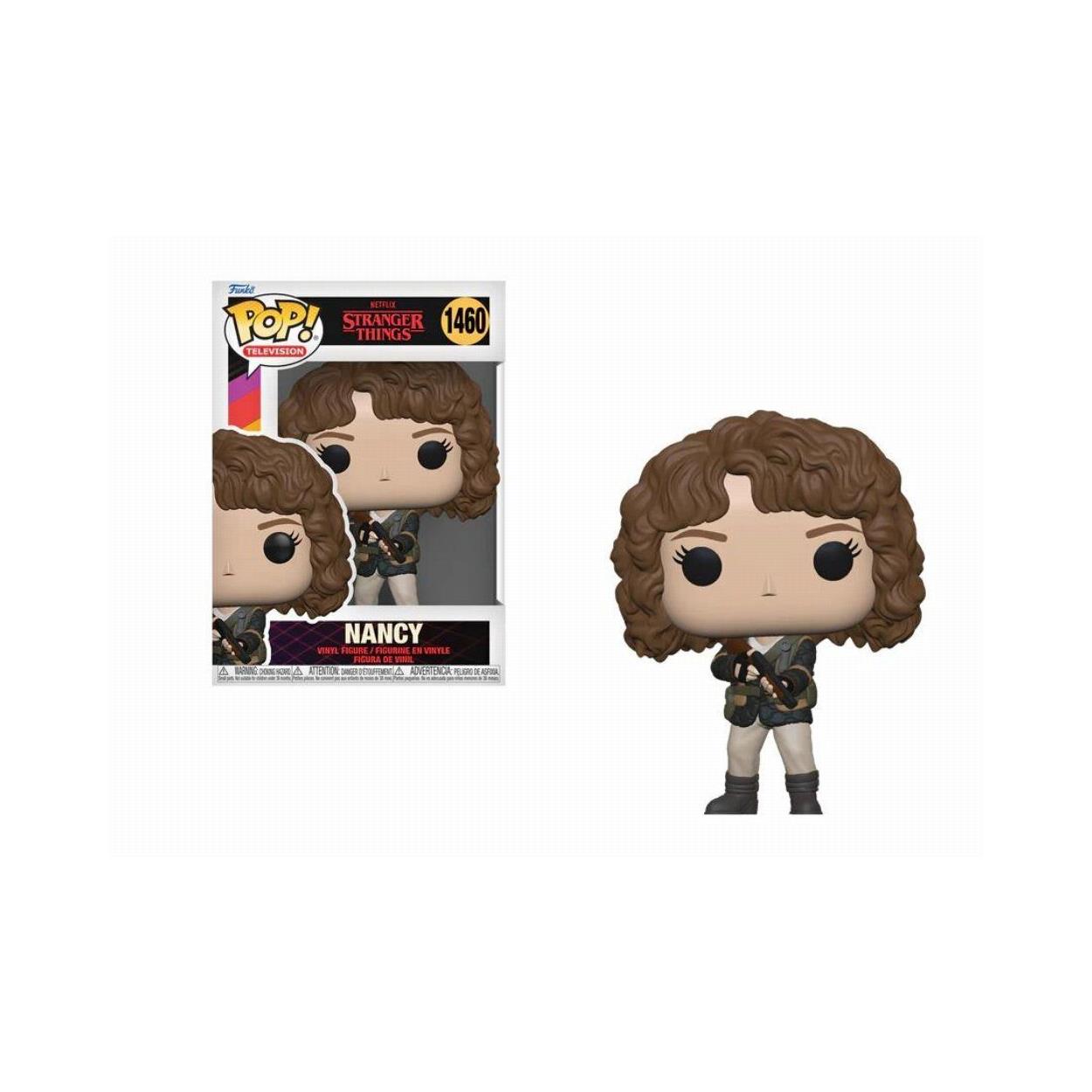 Funko Pop! Television: Stranger Things - Nancy (with Shotgun) #1460 Vinyl Figure - Sunday Habit
