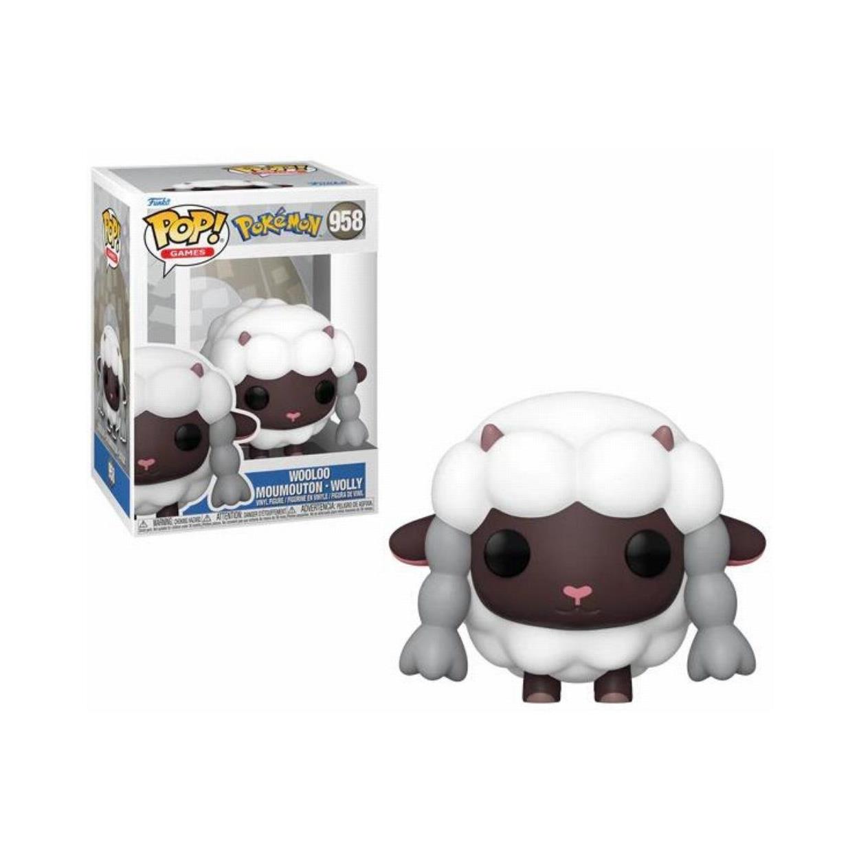 Funko Pop! Games: Pokemon - Wooloo #958 Vinyl Figure - Sunday Habit
