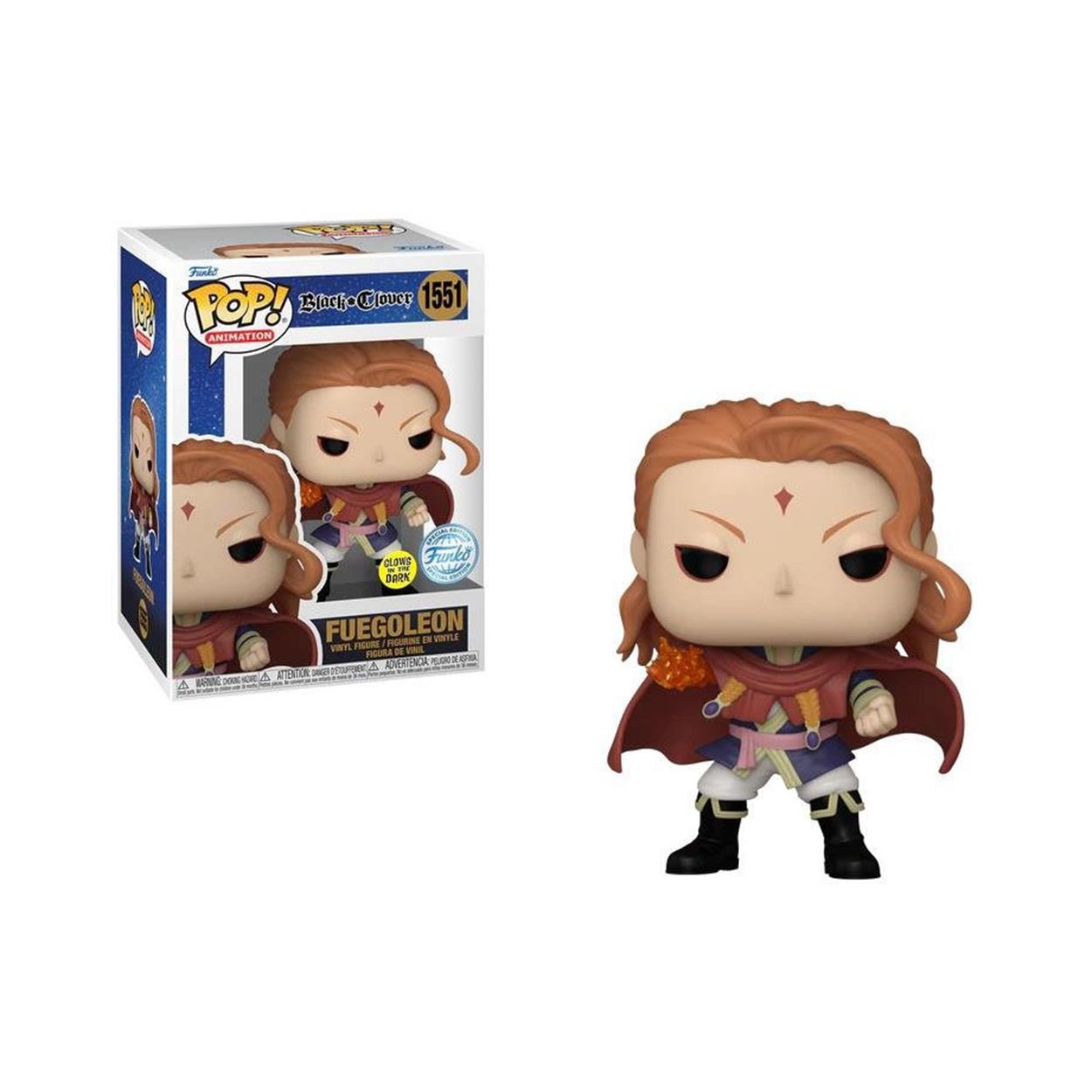 Funko Pop Fuegoleon Black Clover Глоус В Тъмното Специално Издание - Sunday Habit