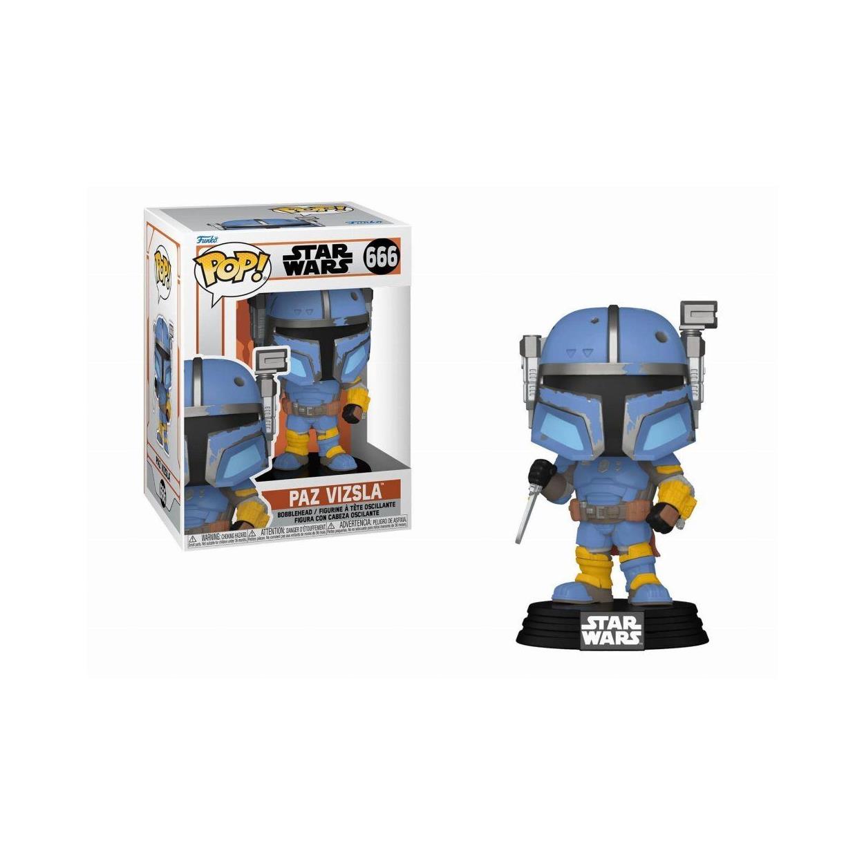 Funko Pop! Disney Star Wars: The Mandalorian - Paz Vizsla #666 Bobble-Head Vinyl Figure - Sunday Habit