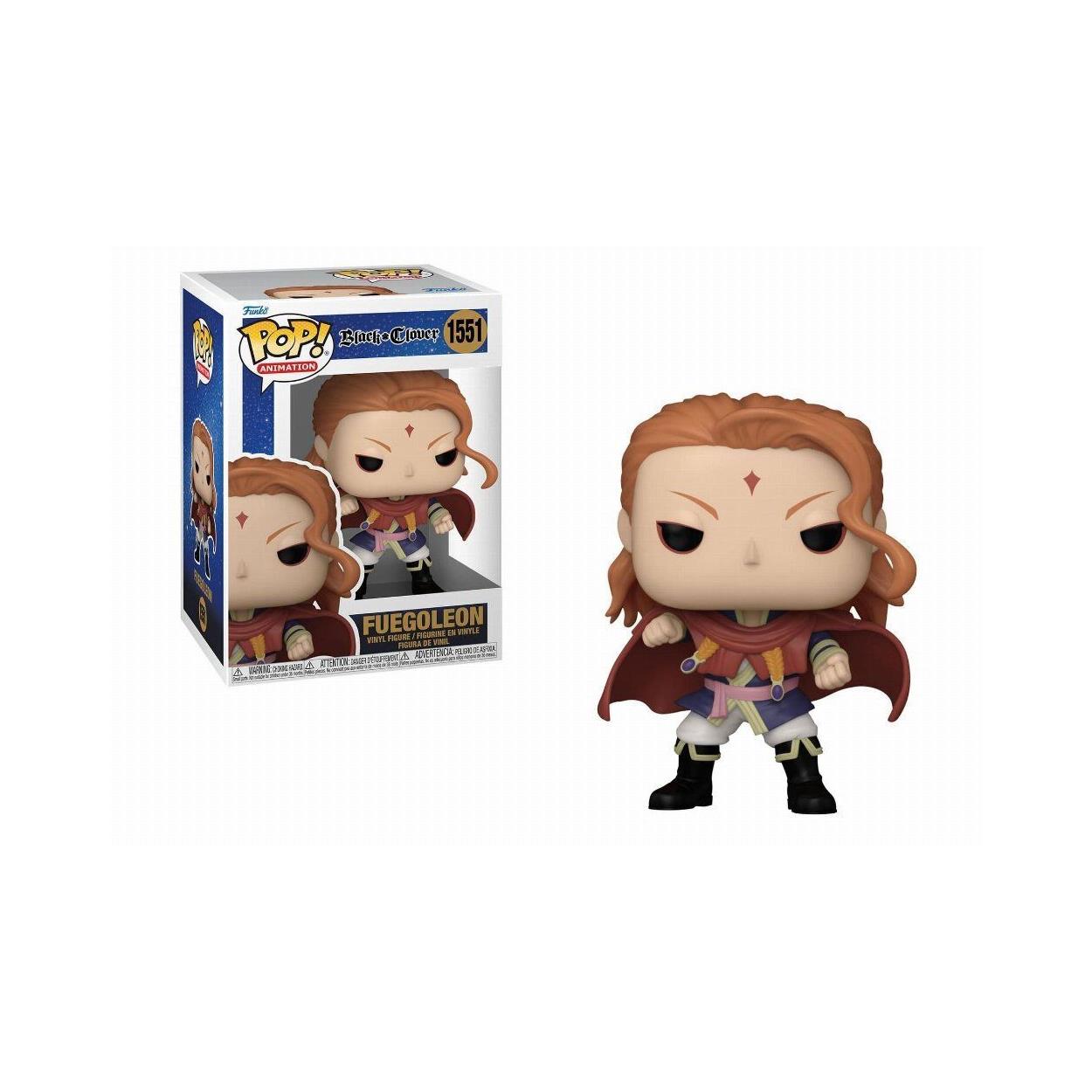 Funko Pop! Animation: Black Clover - Fuegoleon #1551 Vinyl Figure - Sunday Habit