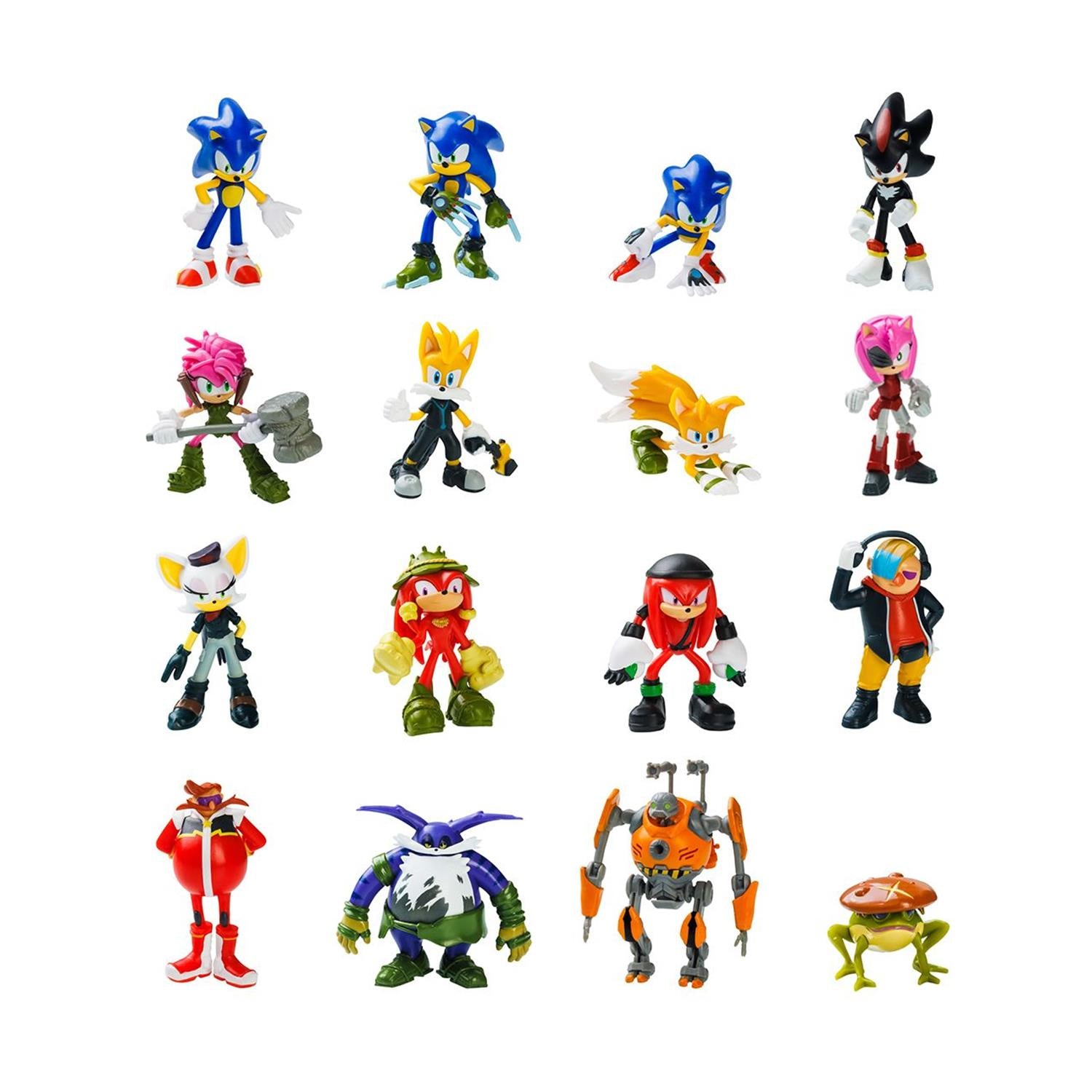 P.M.I. Sonic Prime - 5 Pack -including 1 rare hidden character (S1) Collectible Figures (6.5cm) (Random) (SON2040)