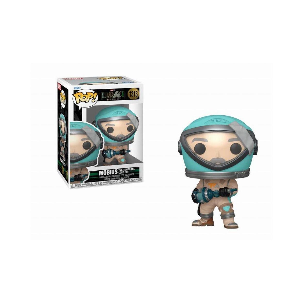 Funko Pop! Marvel: Loki Season 2 - Mobius (TVA Temporal Core Suit) #1313 Bobble-Head Vinyl Figure - Sunday Habit