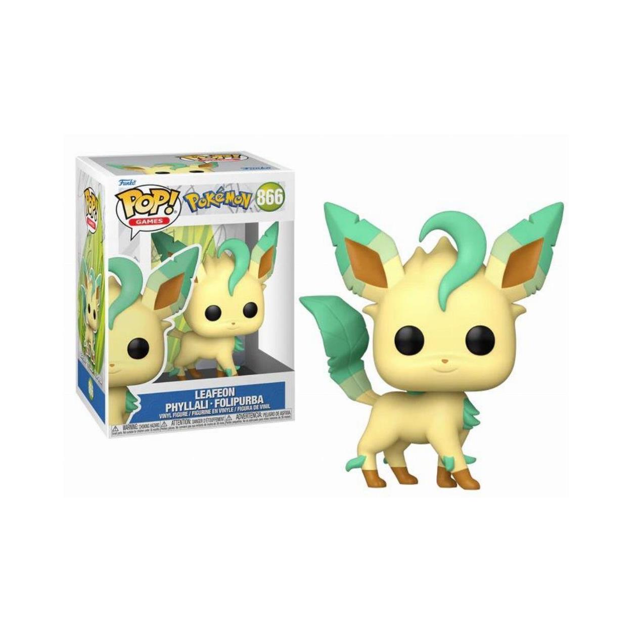 Funko Pop! Games: Pokemon - Leafeon #866 Vinyl Figure - Sunday Habit
