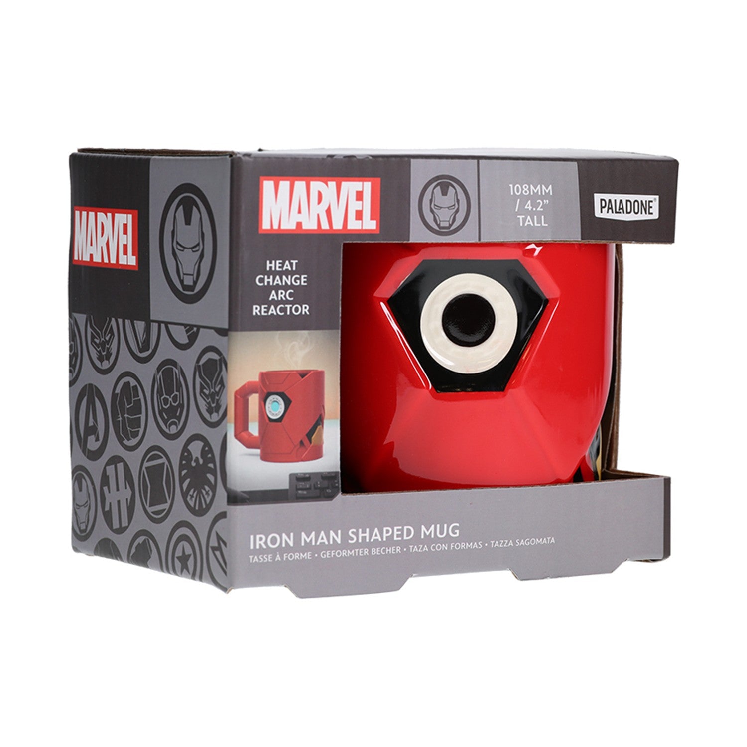 Paladone: Marvel Avengers - Iron Man Shaped Heat Change Mug (500ml) (PP11321MA)
