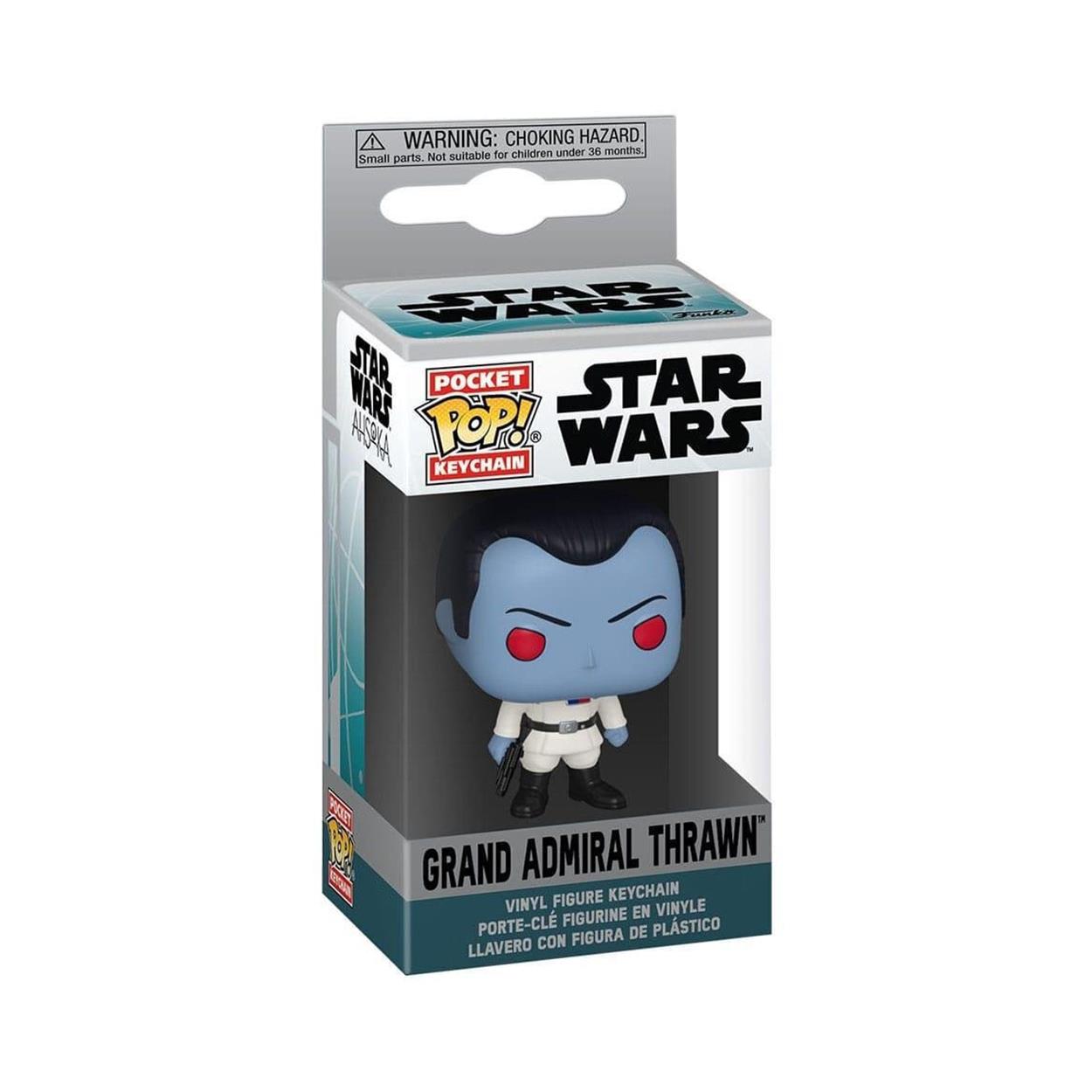 Funko Pocket Pop! Disney: Star Wars Ahsoka S2 - Grand Admiral Thrawn Vinyl Figure Keychain - Sunday Habit