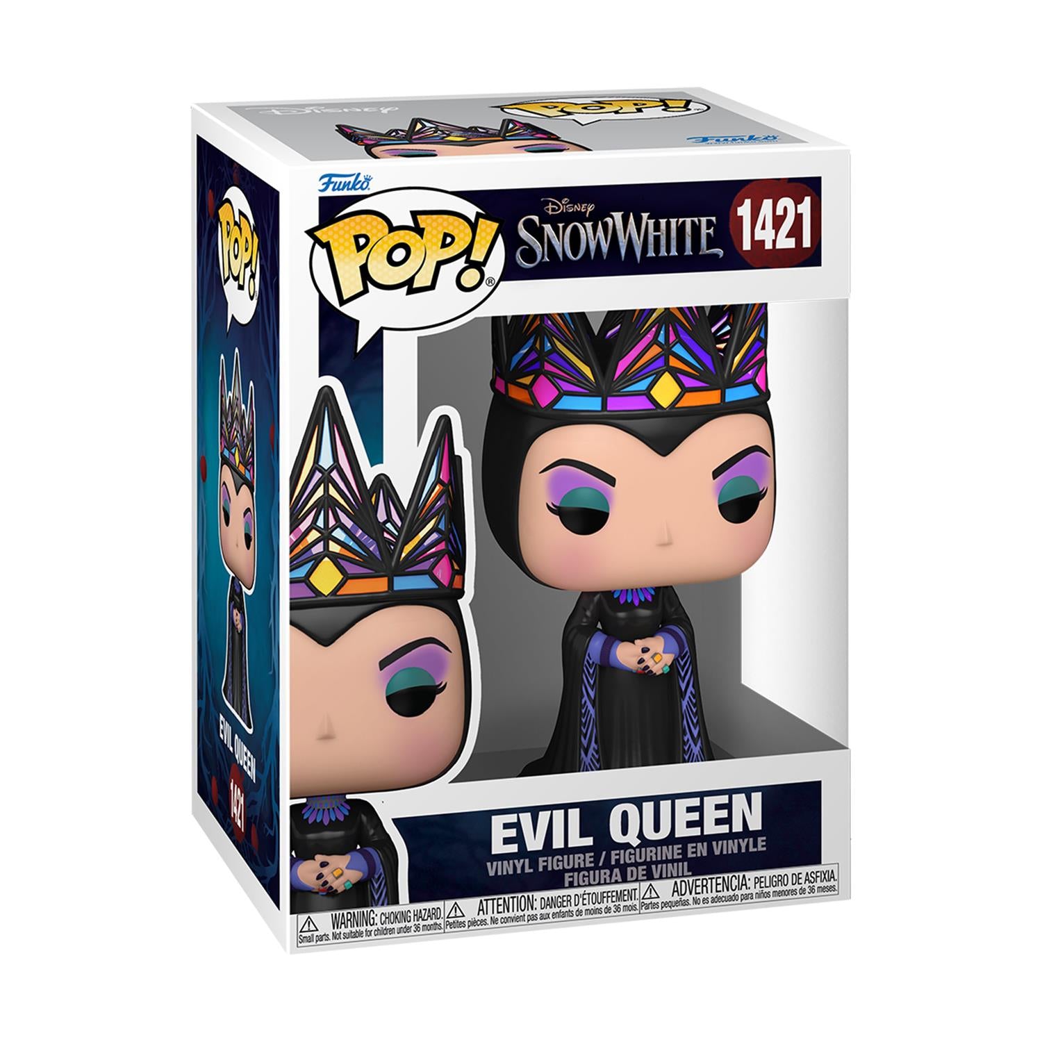 Funko Pop! Disney: Snow White (Live Action) - Evil Queen (Black) #1421 Vinyl Figure - Sunday Habit