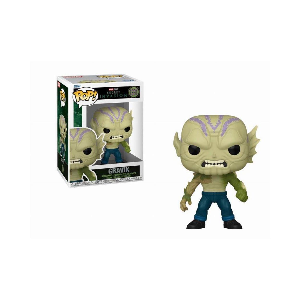 Funko Pop! Marvel: Secret Invasion - Gravik #1331 Bobble-Head Vinyl Figure - Sunday Habit