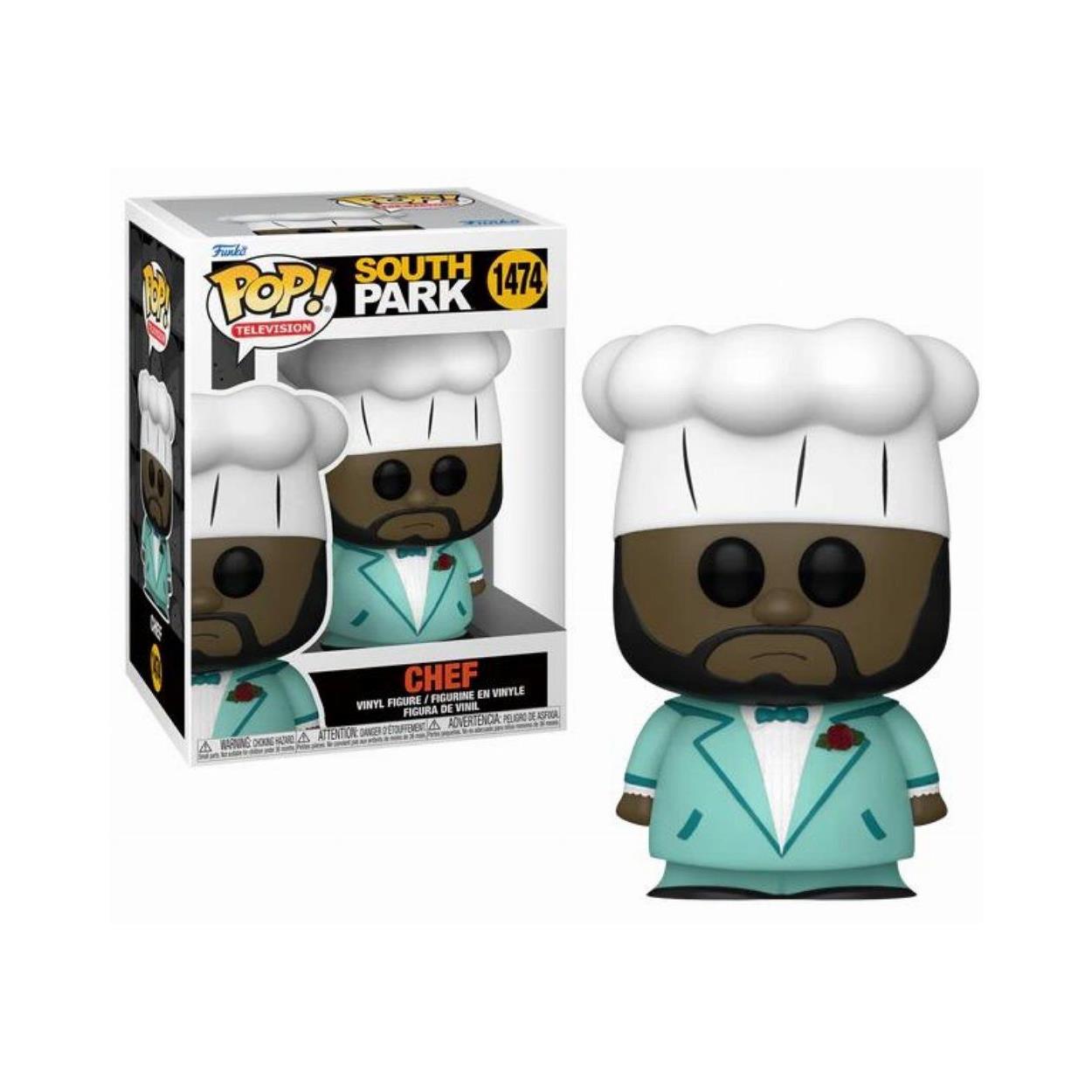 Funko Pop! Television: South Park - Chef in Suit #1474 Vinyl Figure - Sunday Habit