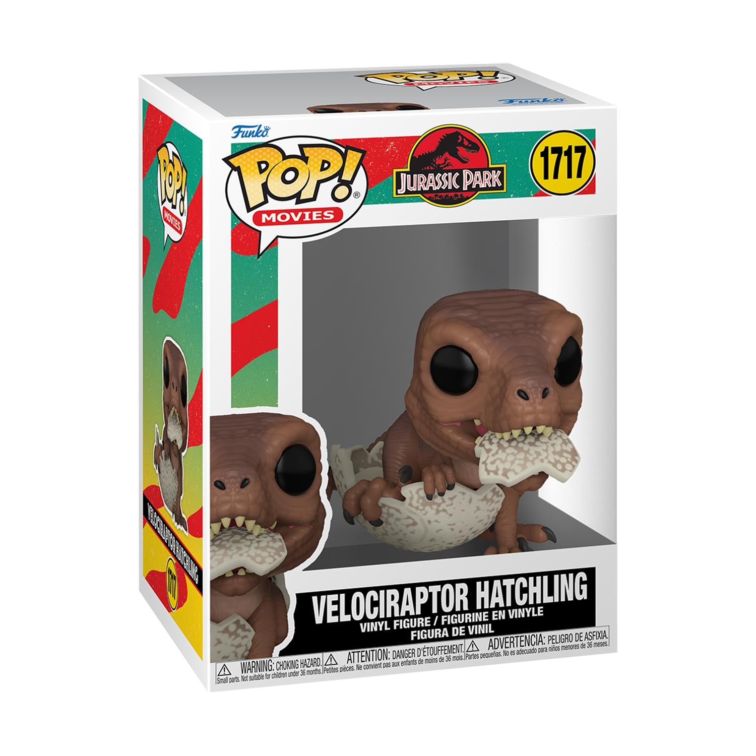 Funko Pop! Movies: Jurassic Park - Velociraptor Hatchling #1717 Vinyl Figure