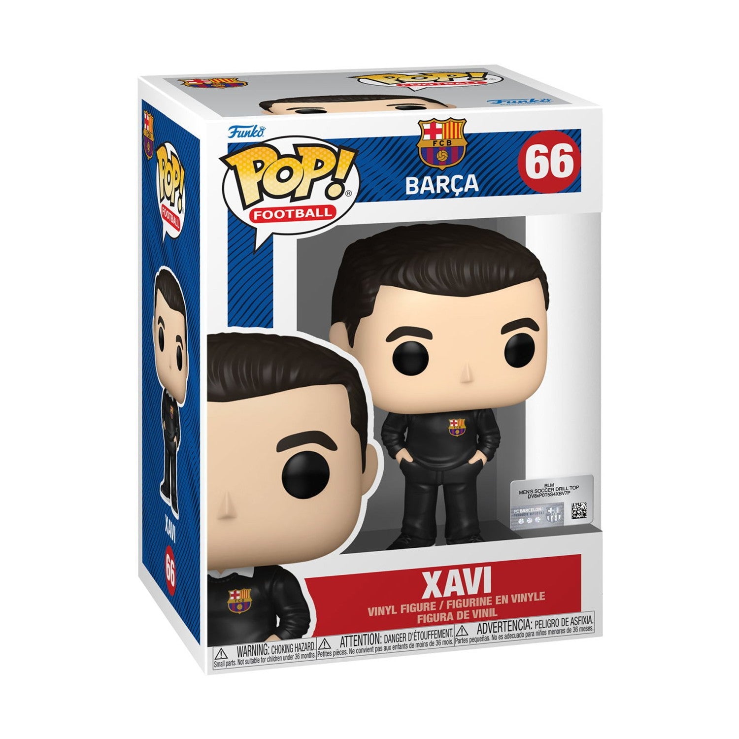 Funko Pop! Football: Barcelona - Xavi #66 Vinyl Figure - Sunday Habit
