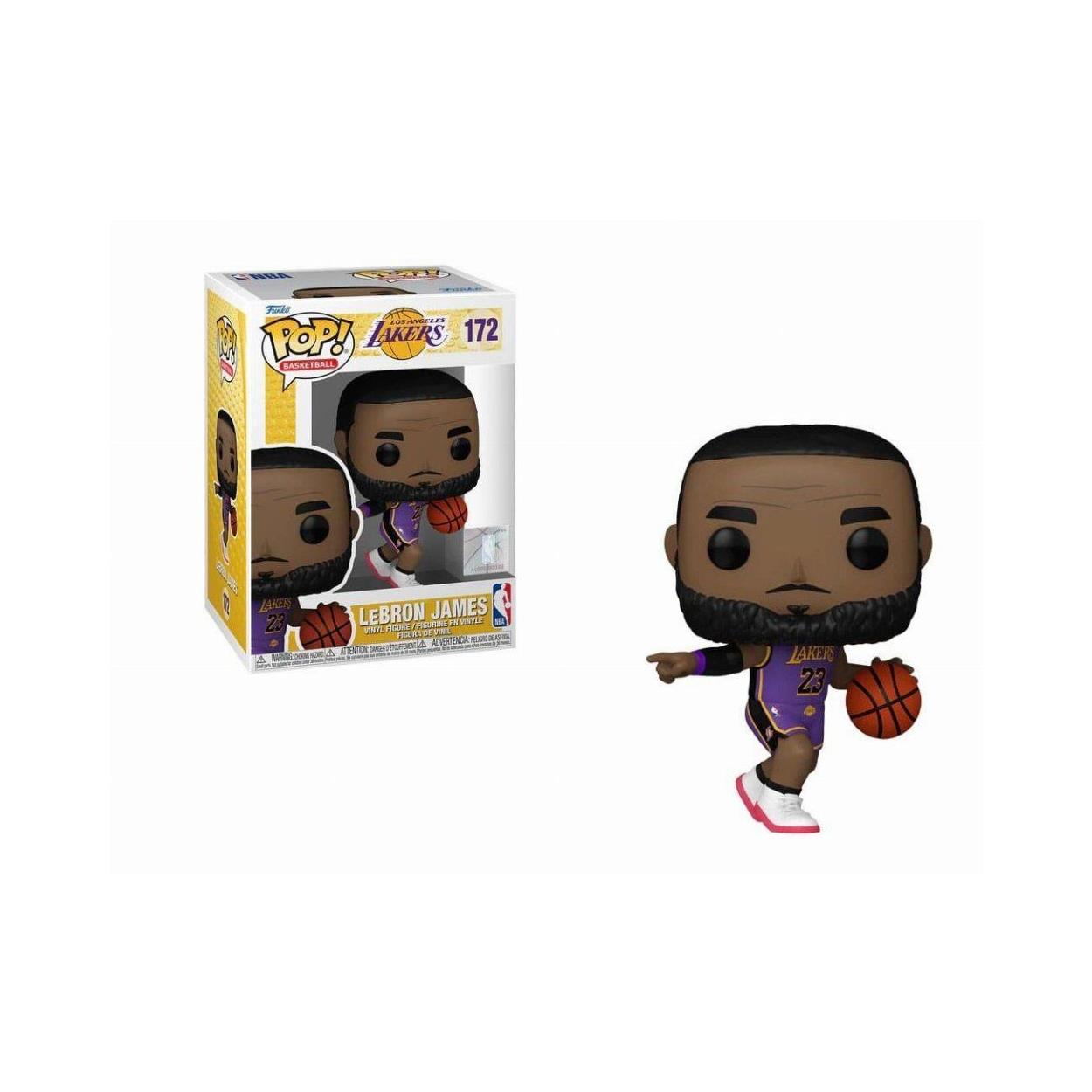 Funko Pop! Basketball: NBA Los Angeles Lakers - LeBron James #172 Vinyl Figure - Sunday Habit