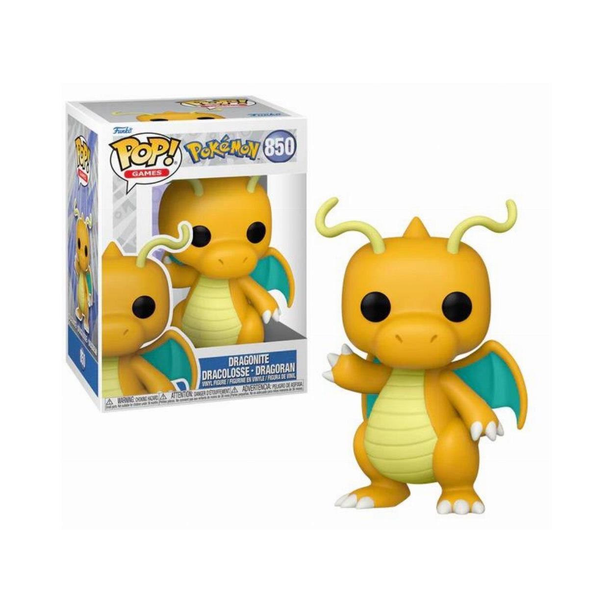 Funko Pop! Games: Pokemon - Dragonite #850 Vinyl Figure - Sunday Habit