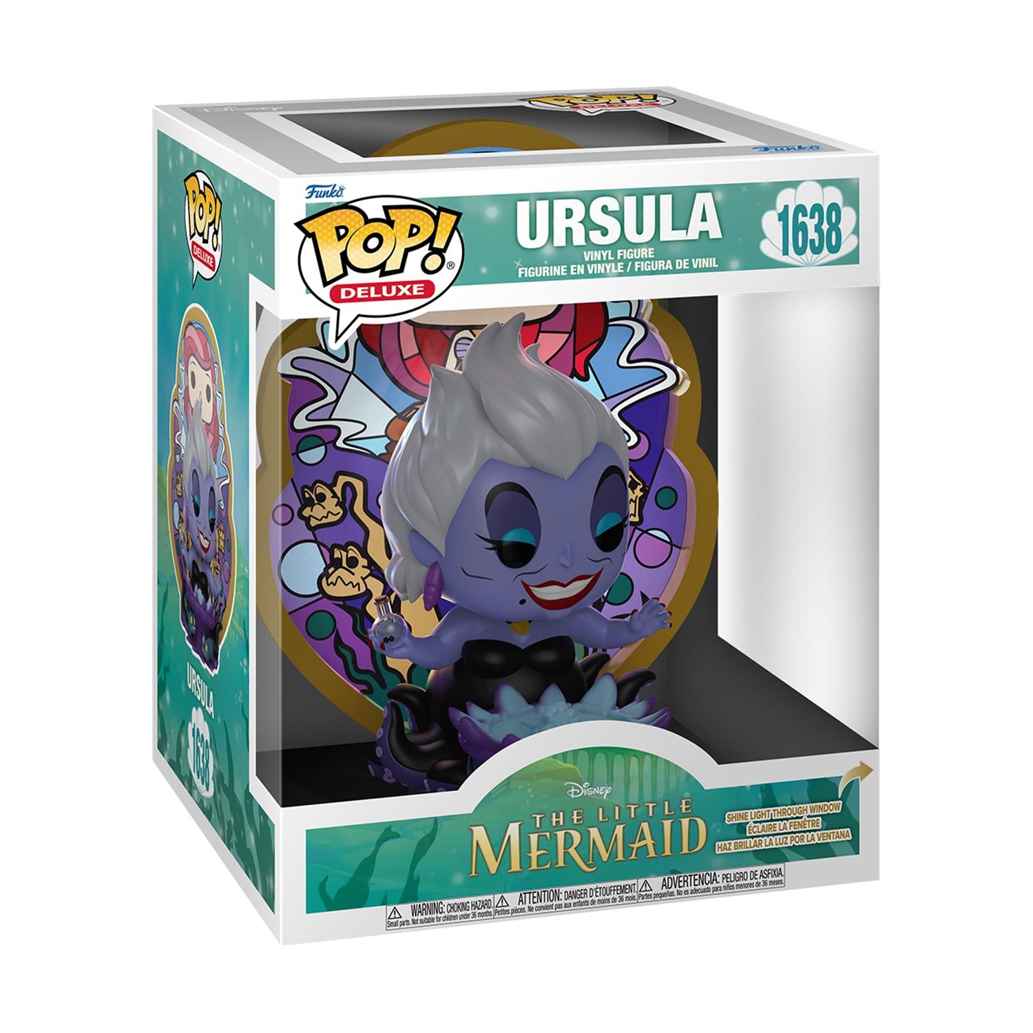 Funko Pop Deluxe Дисни Малката Русалка Урсула Витраж Винил Фигура - Sunday Habit