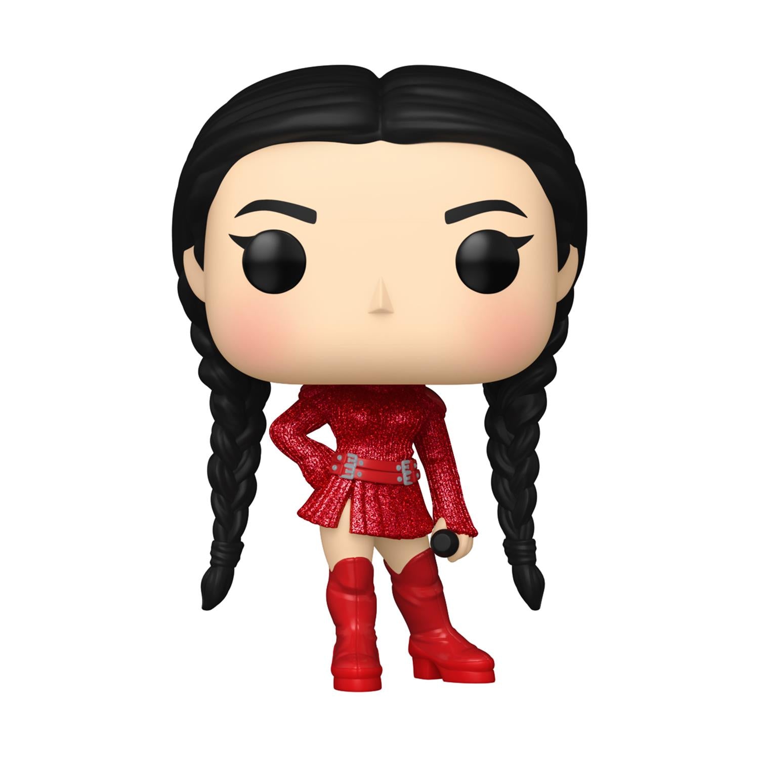 Funko Pop! Rocks: Rosalia (Bizcochito) (Red) (Diamond Glitter) (Special Edition) #417 Vinyl Figure - Sunday Habit