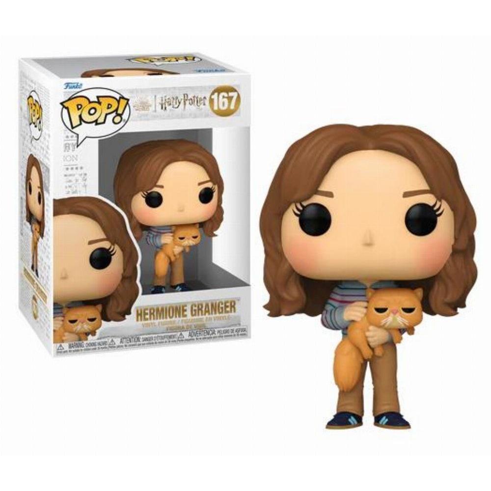 Funko Pop!: Harry Potter Prisoner of Azkaban - Hermione Granger with Crookshanks #167 Vinyl Figure - Sunday Habit