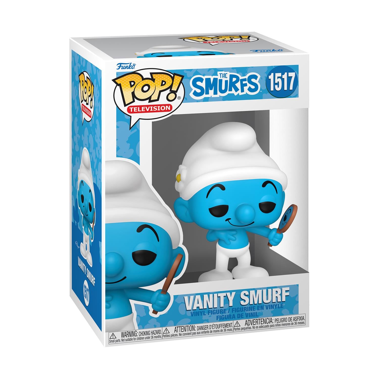 Funko Pop! Television: The Smurfs - Vanity Smurf #1517 Vinyl Figure - Sunday Habit