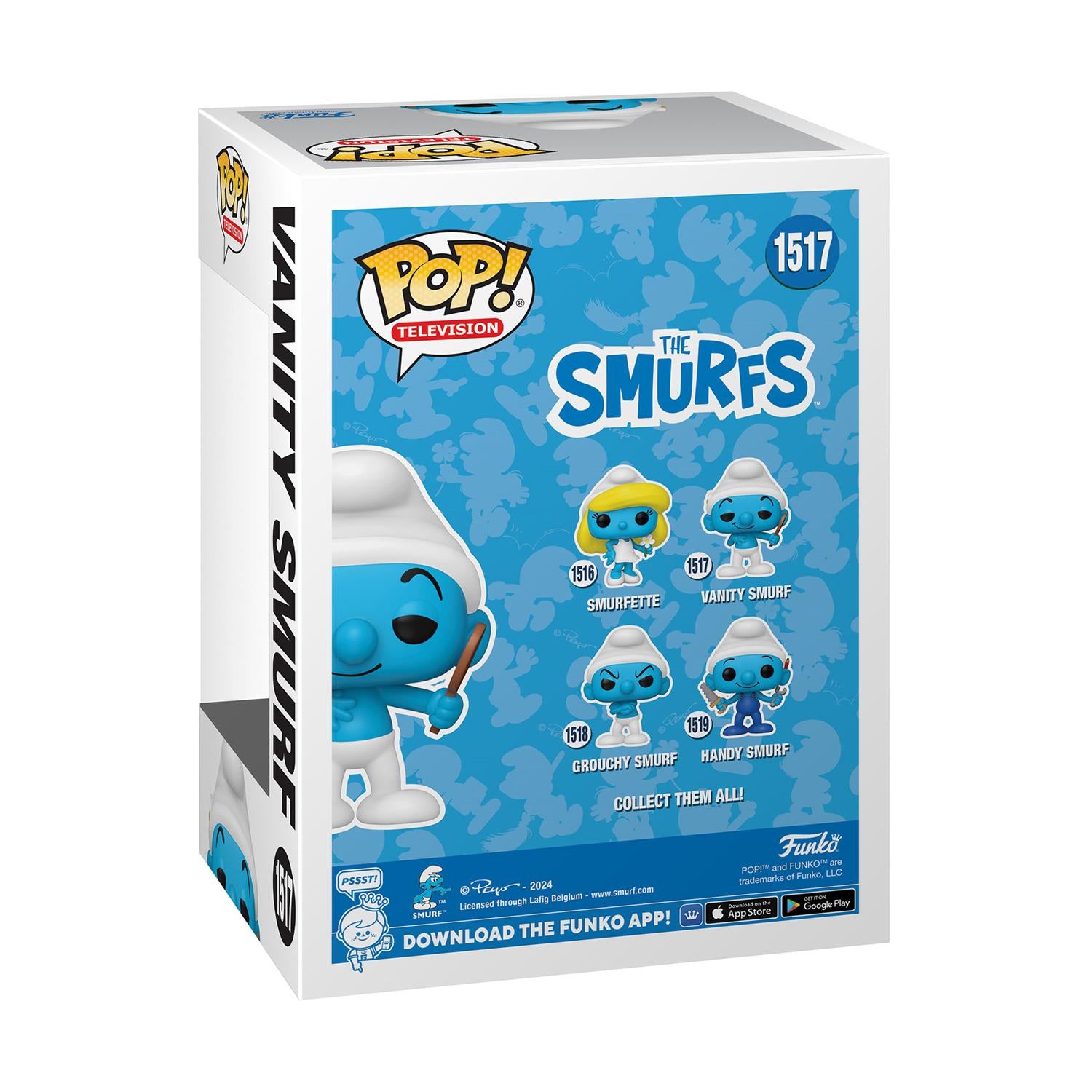 Funko Pop! Television: The Smurfs - Vanity Smurf #1517 Vinyl Figure - Sunday Habit