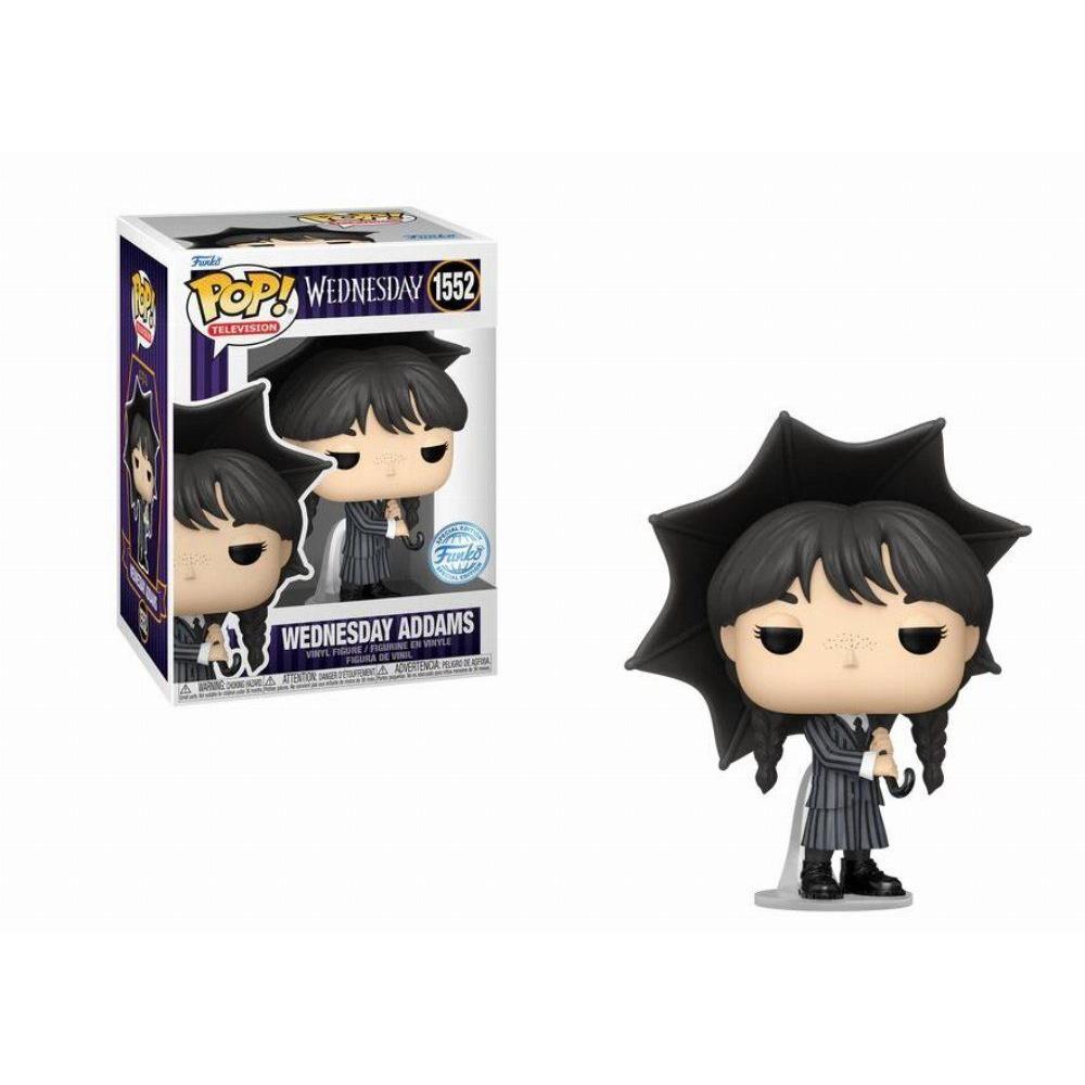 Funko Pop! Television: Wednesday - Wednesday Addams with Umbrella (Special Edition) #1552 Vinyl Figure - Sunday Habit