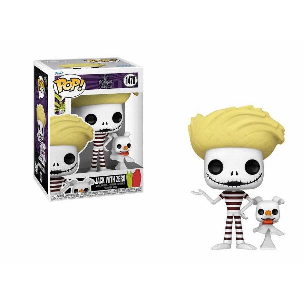 Funko Pop! Disney: The Nightmare Before Christmas - Jack with Zero (Beach) #1470 Vinyl Figure - Sunday Habit