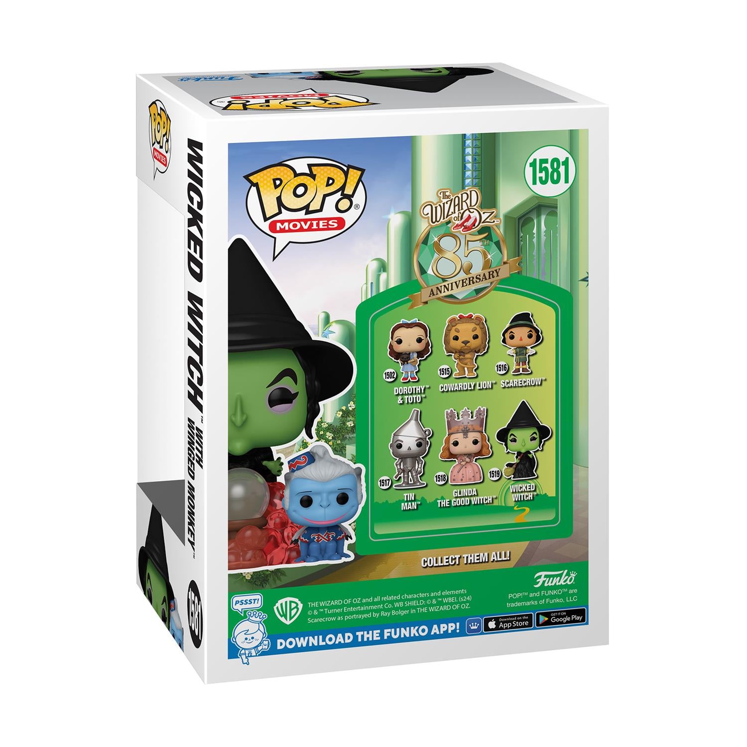 Funko Pop! Movies: The Wizard of Oz - Wicked Witch with Winged Monkey (Convention Special Edition) #1581 Vinyl Figure - Sunday Habit