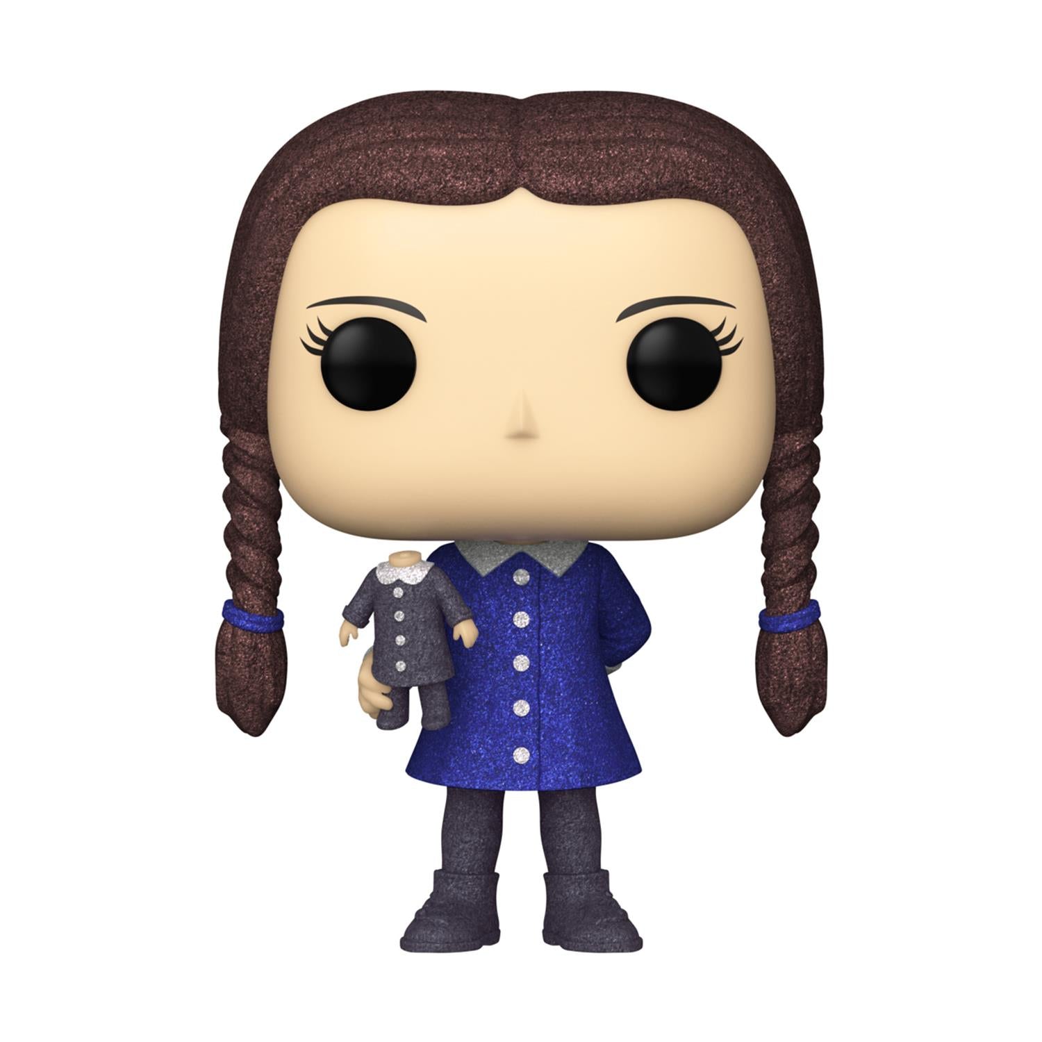 Funko Pop! Television: The Addams Family - Wednesday Addams (Diamond Glitter) (Black) (Special Edition) #811 Vinyl Figure - Sunday Habit