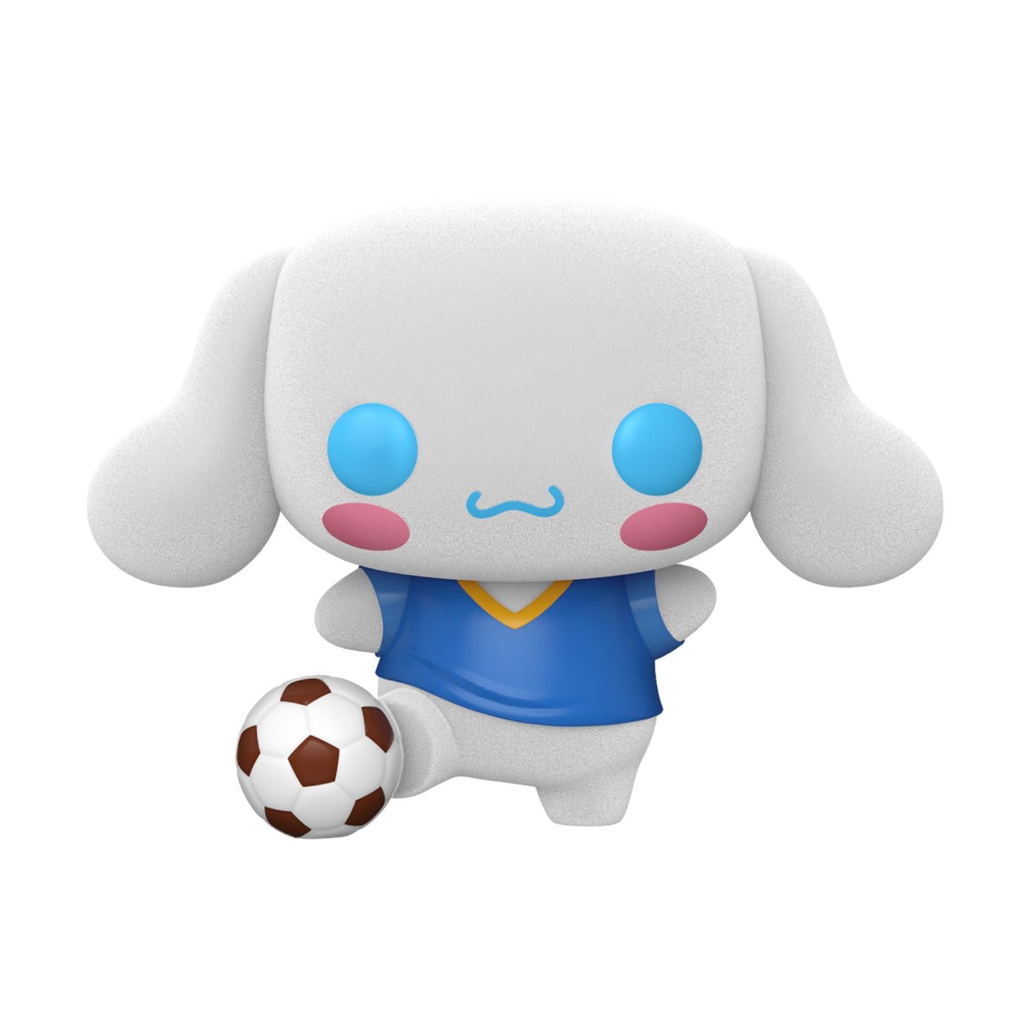 Funko Pop! Sanrio: Cinnamoroll - Cinnamoroll with Soccer Ball (Flocked) (Special Edition) #86 Vinyl Figure - Sunday Habit