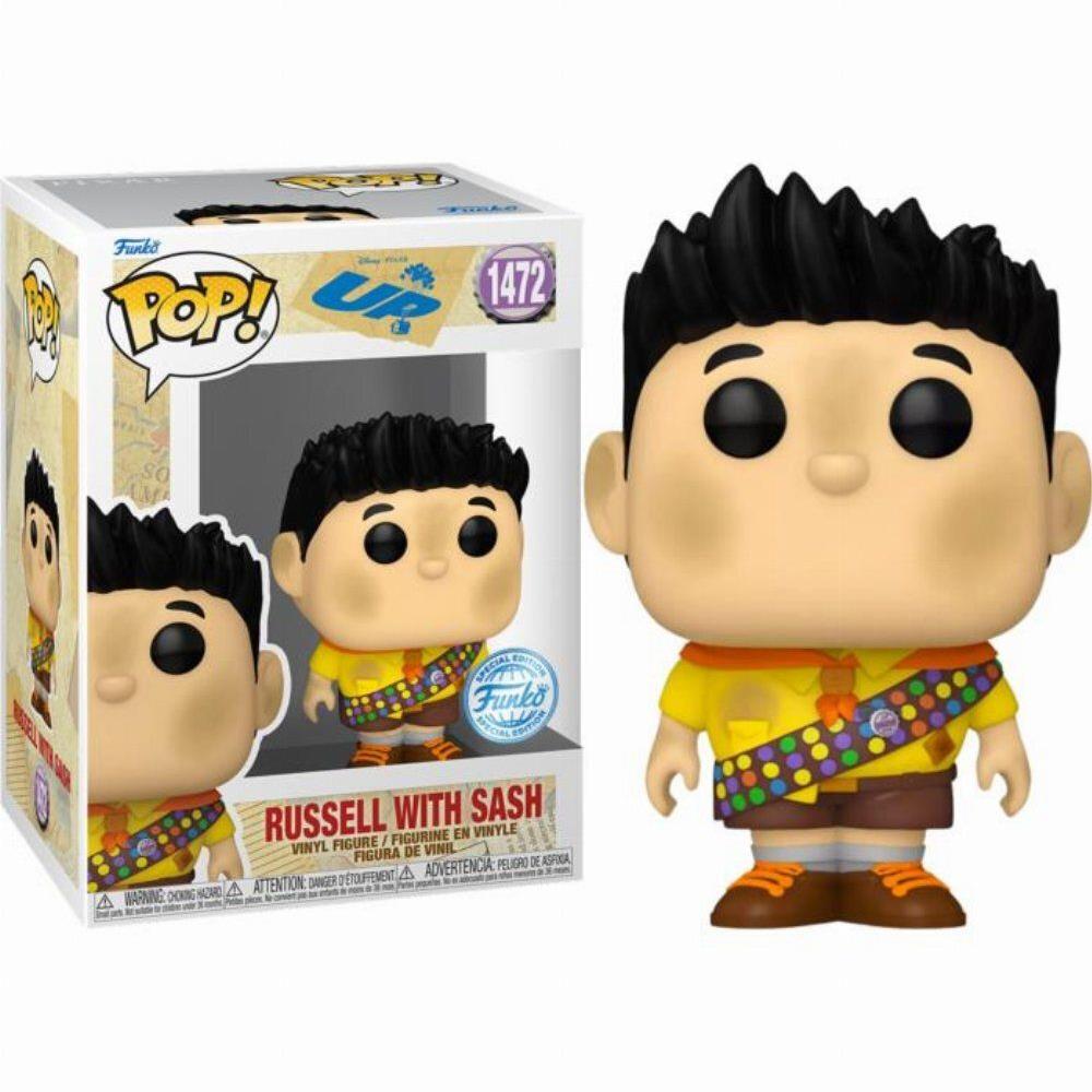 Funko Pop! Disney: Up - Russel with Sash (Box Lunch Exclusive) #1472 Vinyl Figure - Sunday Habit