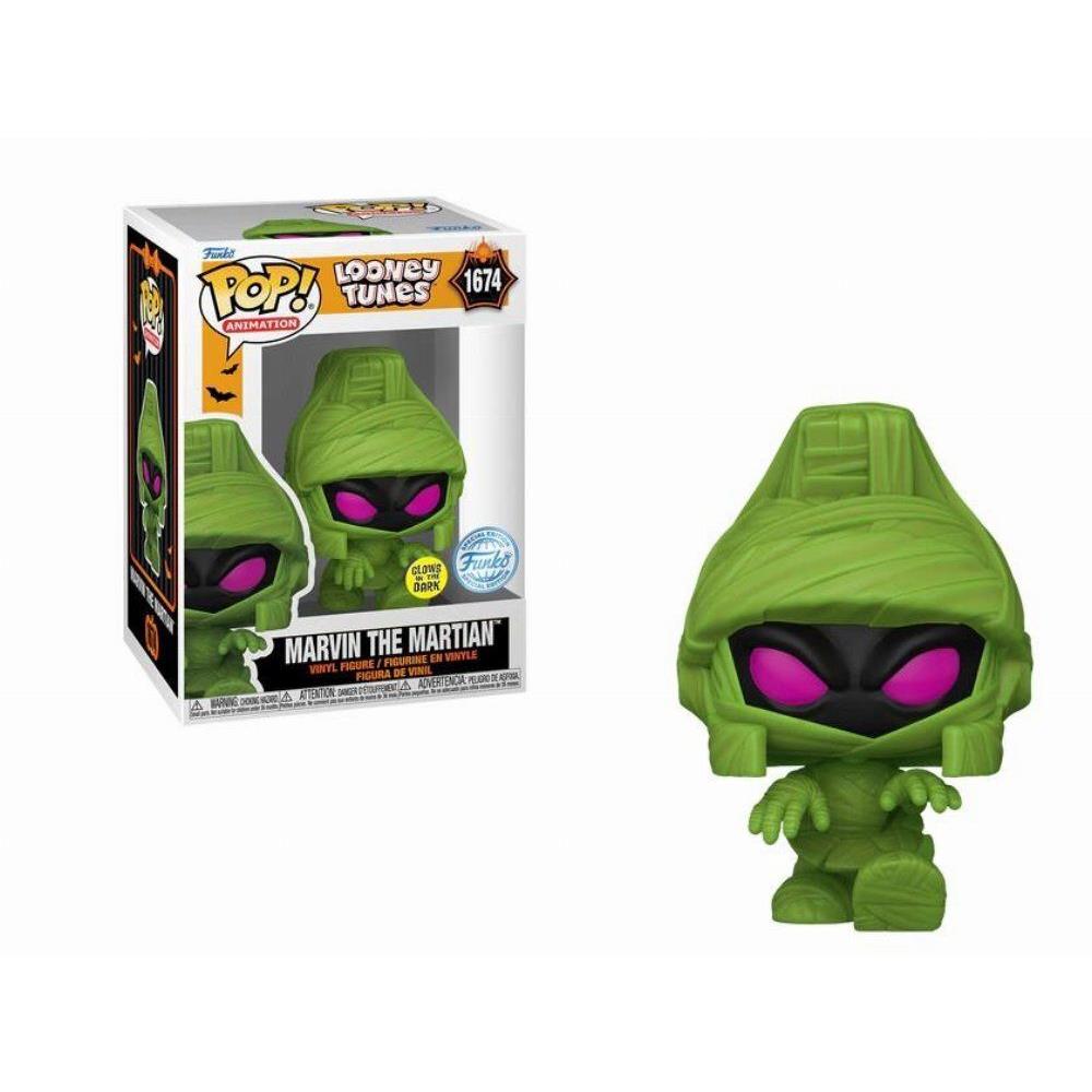 Funko Pop! Animation: Looney Tunes - Marvin the Martian (Mummy) (Glows in the Dark) (Special Edition) #1674 Vinyl Figure - Sunday Habit