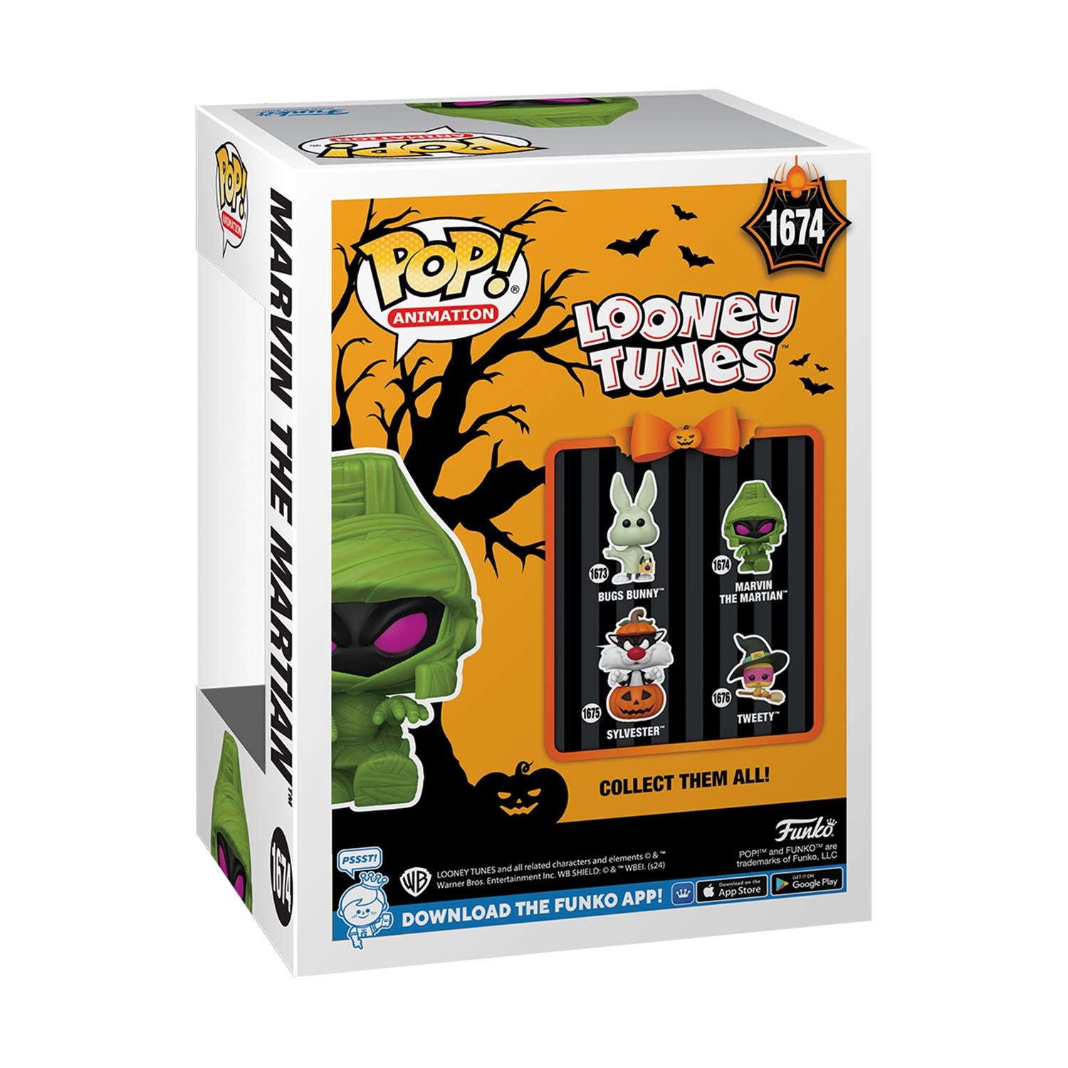 Funko Pop Анимация Looney Tunes Хелоуин Марвин Мумия Винил Фигура - Sunday Habit