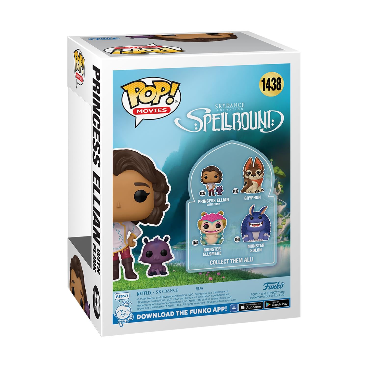 Funko Спеллбаунд Принцеса Еллиън с Флинк Винил Фигура 1438 - Sunday Habit