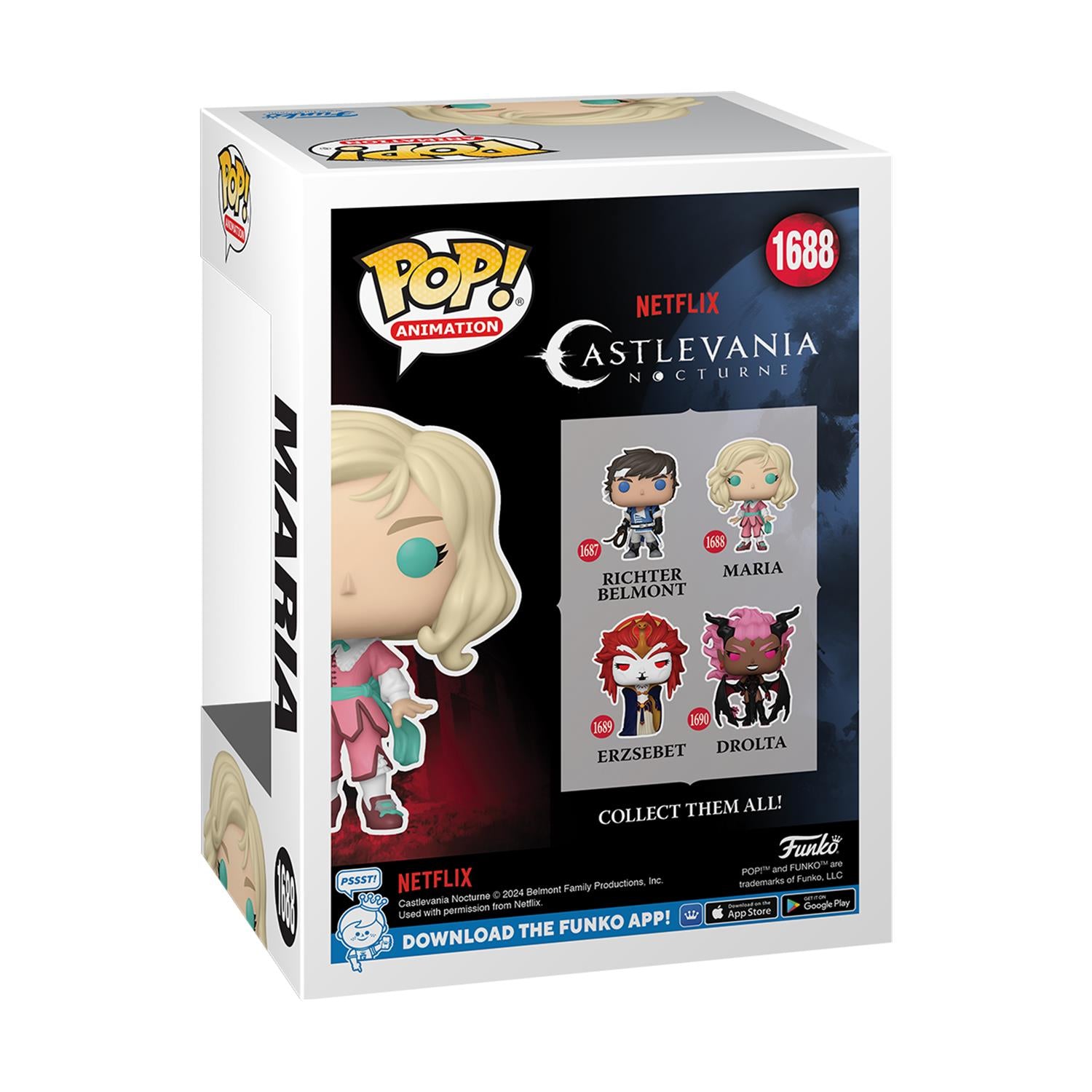 Funko Pop! Animation: Castlevania - Maria #1688 Vinyl Figure - Sunday Habit