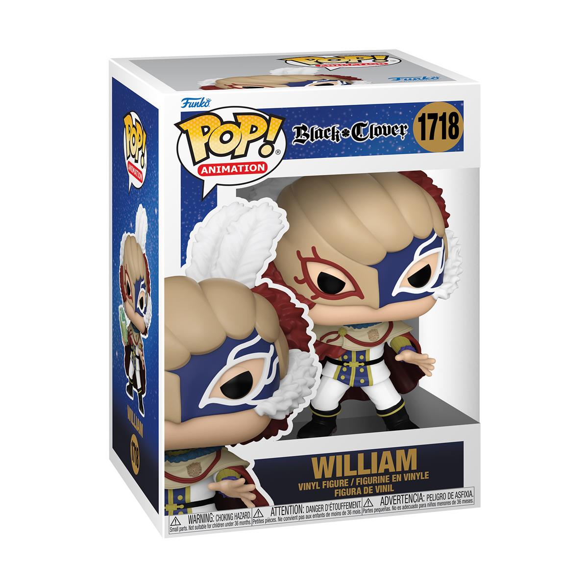 Funko Pop! Animation: Black Clover - William #1718 Vinyl Figure - Sunday Habit