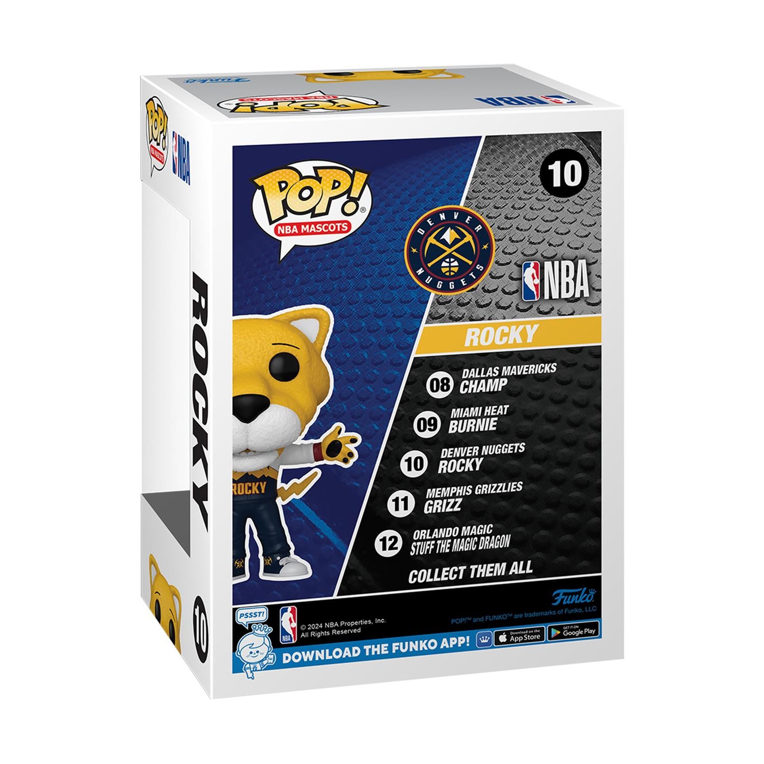 Funko Pop! NBA Mascots: Denver Nuggets - Rocky #10 Vinyl Figure