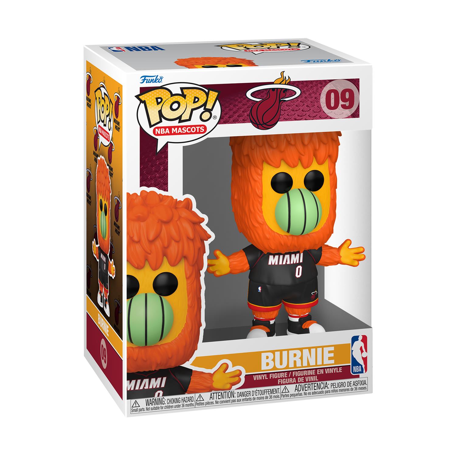 Funko Поп НБА Маскоти Майами Бърни 09 Винил Фигура - Sunday Habit