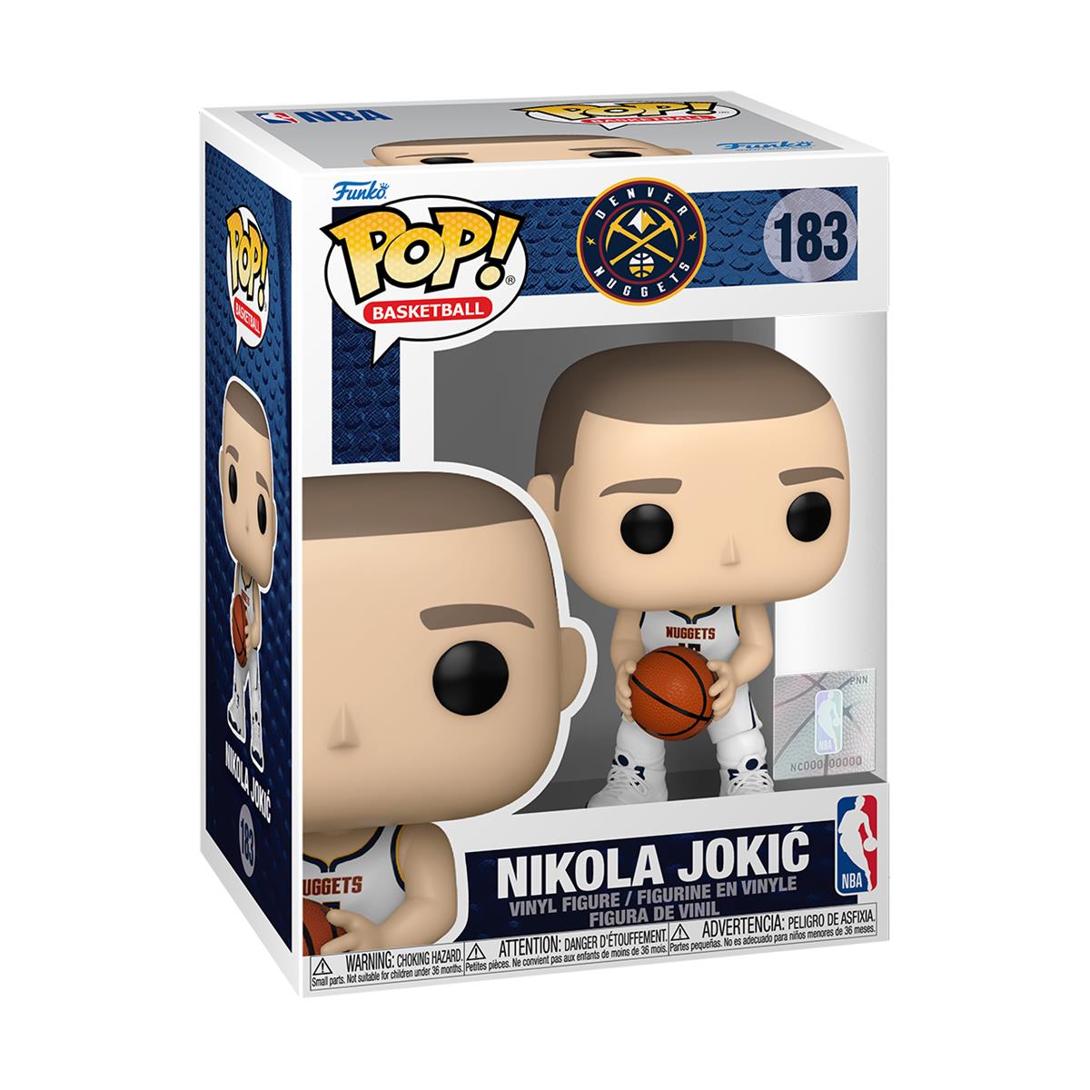 Funko Pop! NBA: Denver Nuggets - Nikola Jokic #183 Vinyl Figure