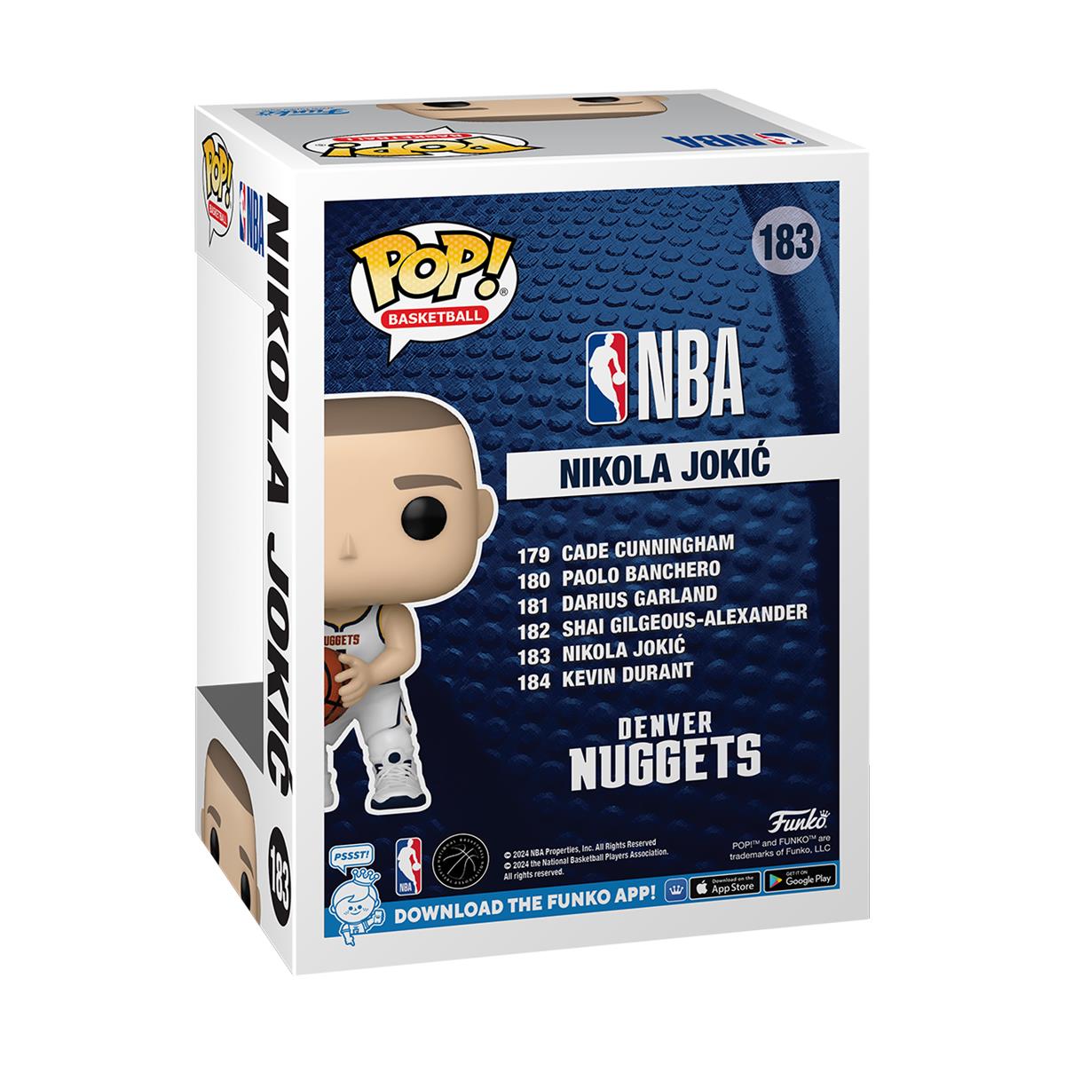 Funko Pop! NBA: Denver Nuggets - Nikola Jokic #183 Vinyl Figure