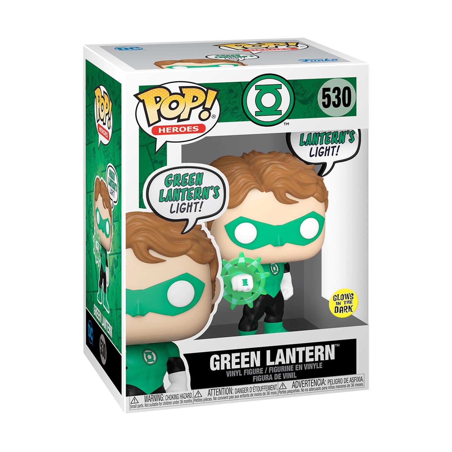 Funko Pop! Heroes: DC - Green Lantern (Beware) (Glows in the Dark) #530 Vinyl Figure