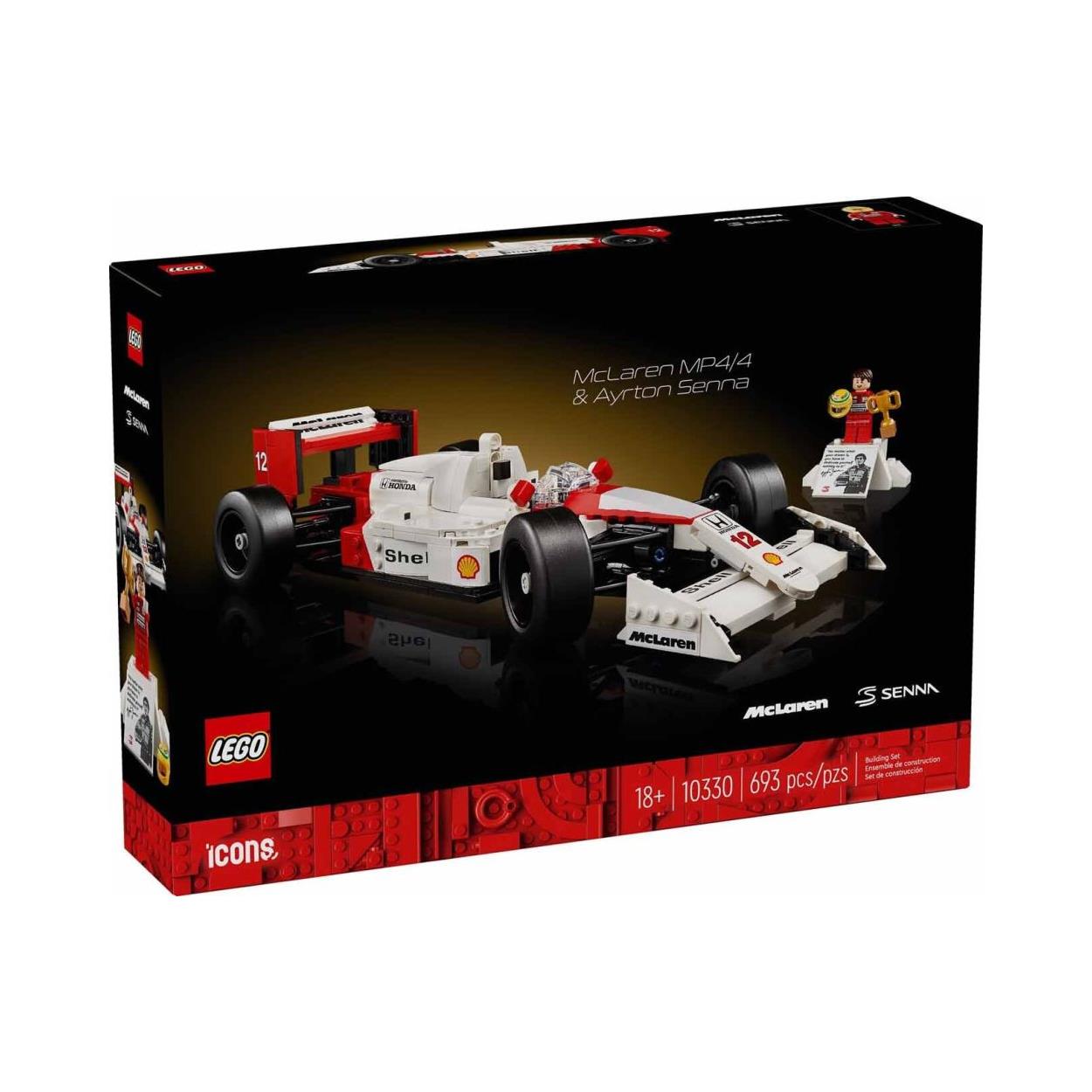 LEGO® Icons: McLaren MP4/4 & Ayrton Senna (10330) - Sunday Habit