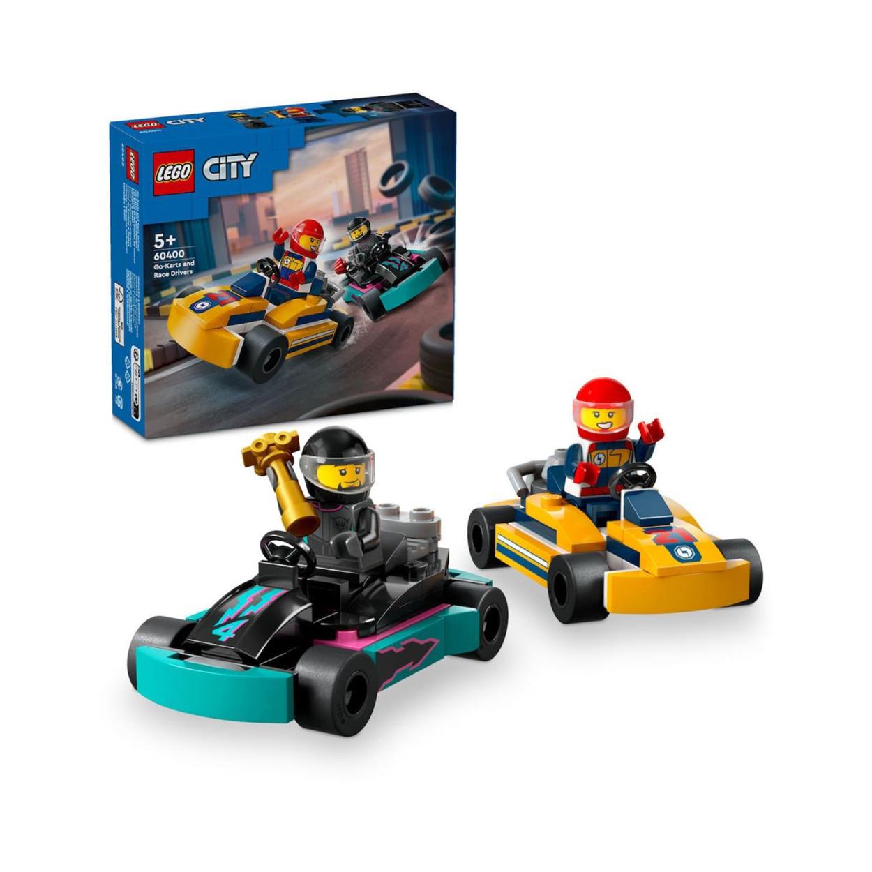 LEGO® City: Go-Karts and Race Drivers Toy Set (60400) - Sunday Habit
