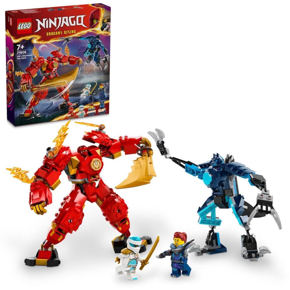 LEGO® NINJAGO®: Kai’s Elemental Fire Mech Toy (71808) - Sunday Habit
