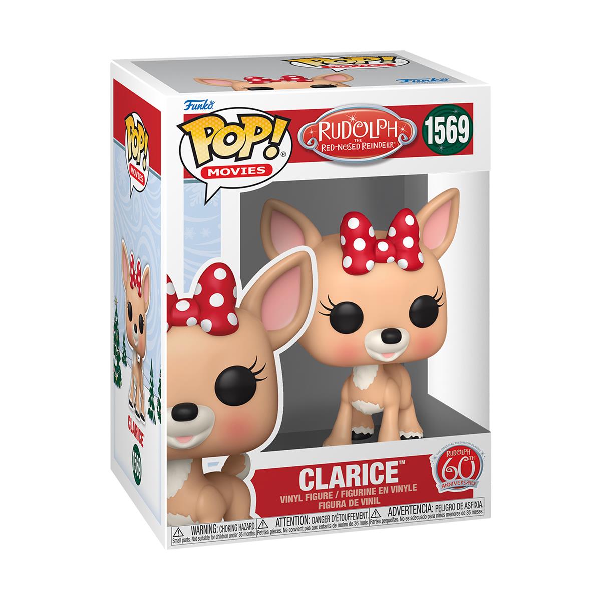 Funko Pop Филми Рудолф с червен нос Кларис 1569 Винил фигура - Sunday Habit