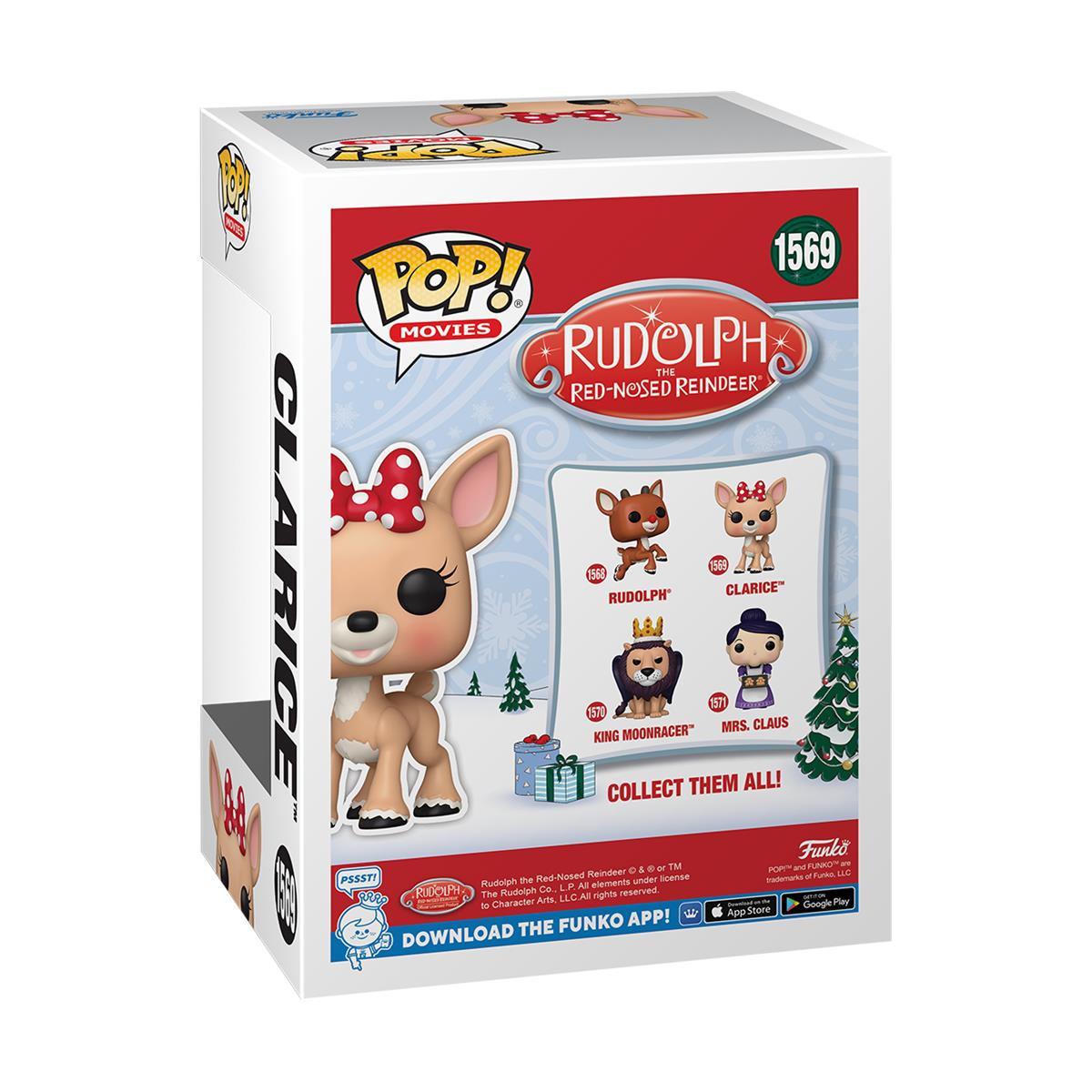Funko Pop Филми Рудолф с червен нос Кларис 1569 Винил фигура - Sunday Habit
