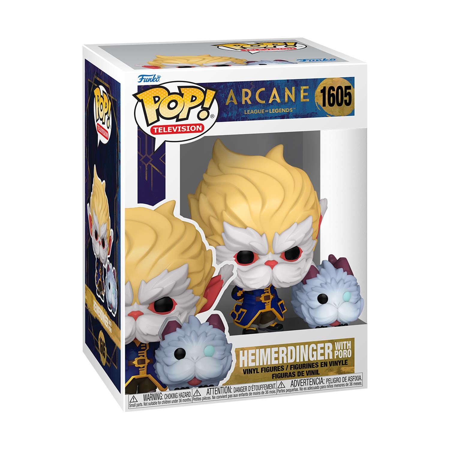 Funko Pop! Television: Arcane LoL S1 - Heimerdinger with Poro #1605 Vinyl Figure