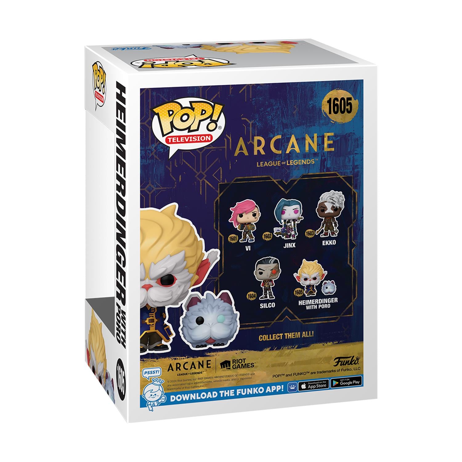 Funko Pop! Television: Arcane LoL S1 - Heimerdinger with Poro #1605 Vinyl Figure