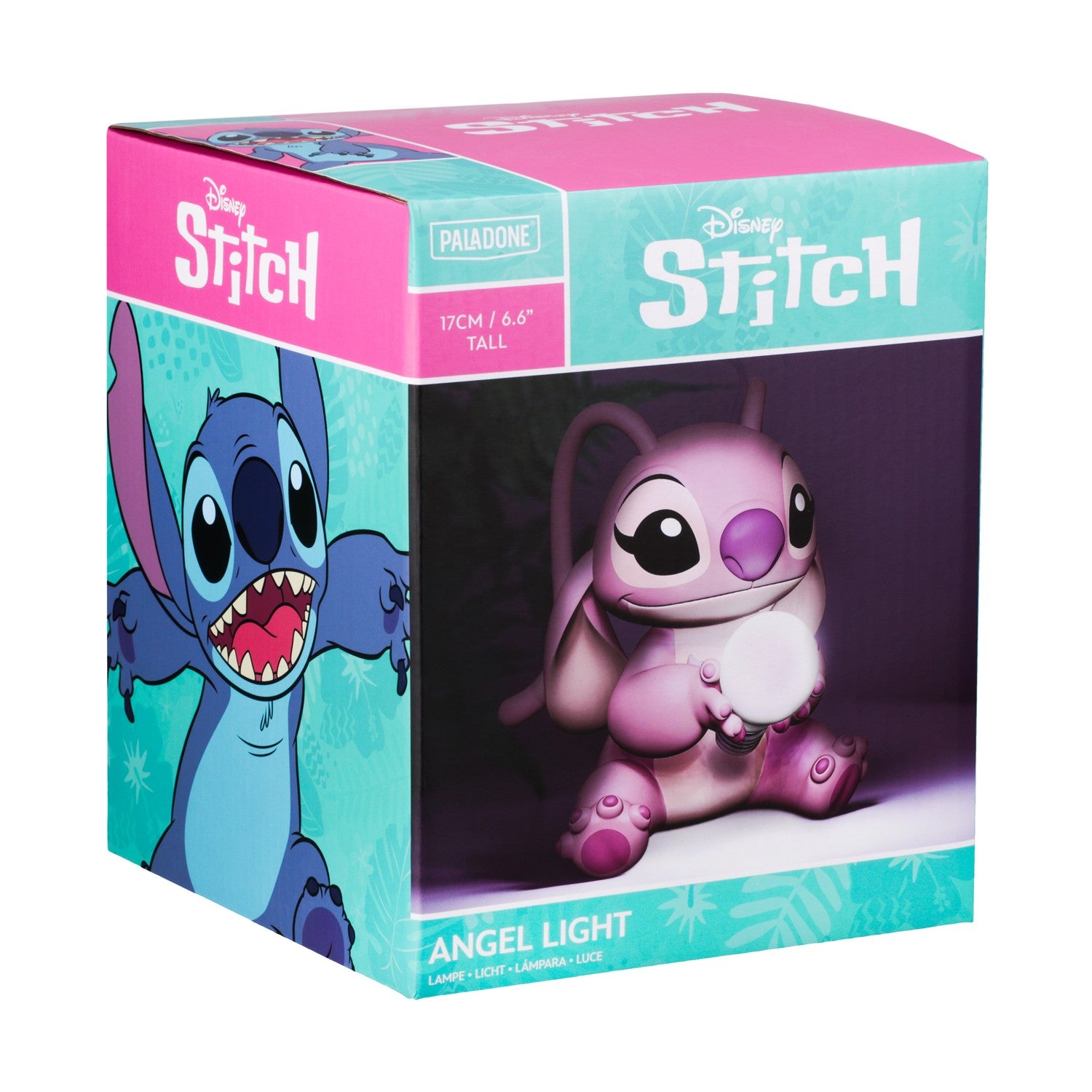 Paladone Disney Stitch Angel Light Нощна лампа Розова - Sunday Habit