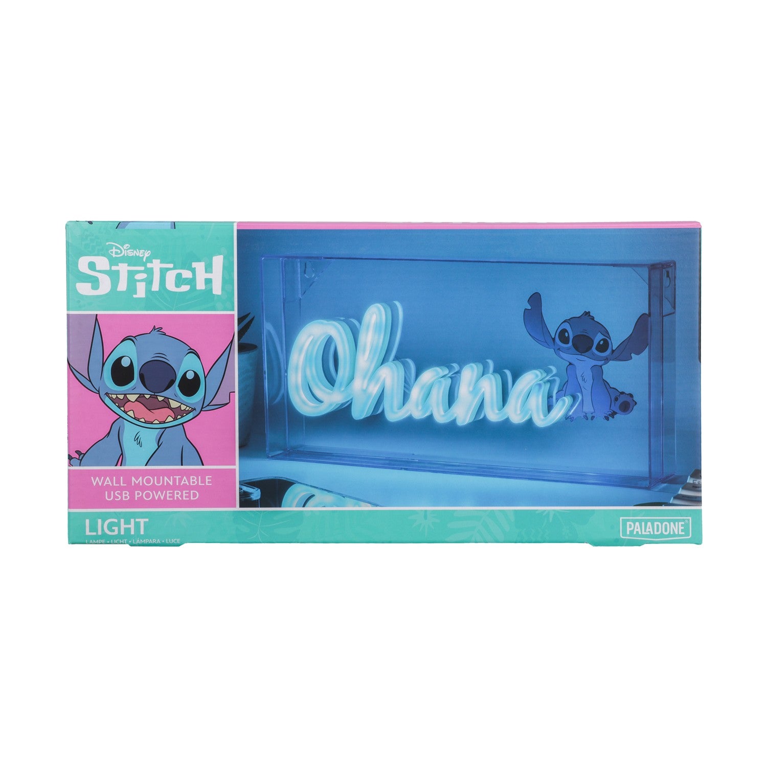 Paladone Disney: Stitch - Ohana LED Neon Light (PP12800LS) - Sunday Habit