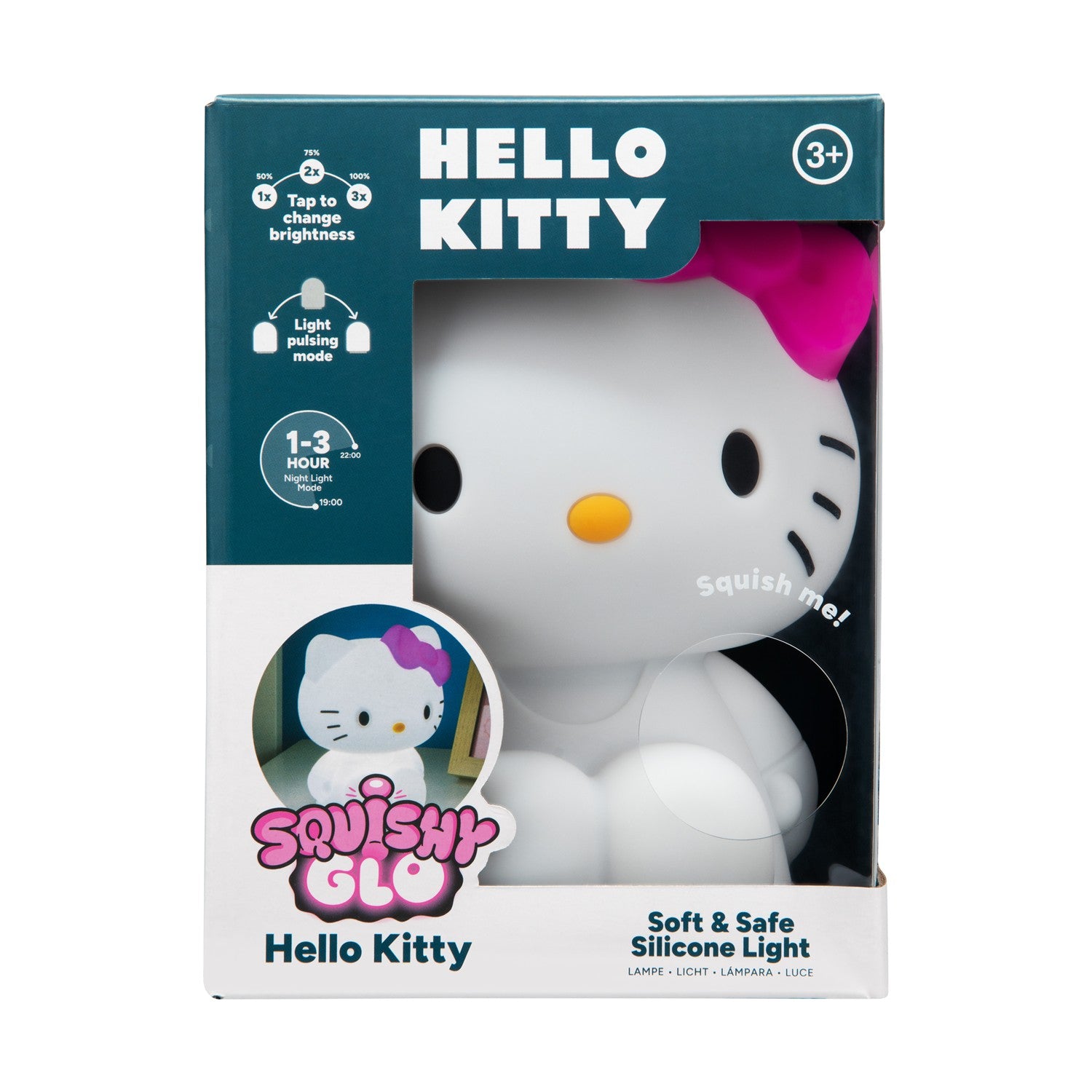 Paladone SquishyGlo: Hello Kitty - Silicone Light Rechargeable (PP13694HKV2) - Sunday Habit